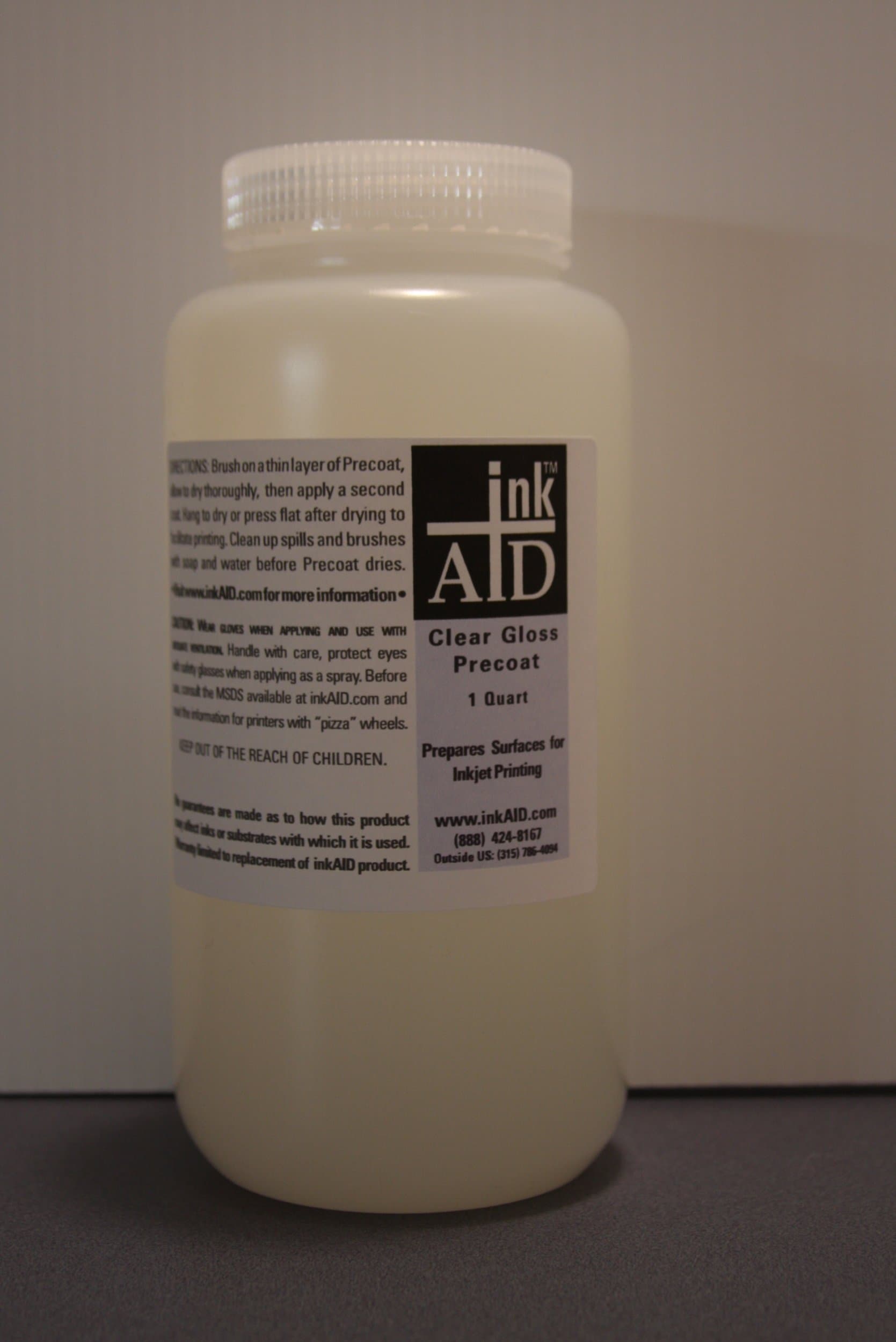 inkAID Clear Gloss Precoat- 1 Pint