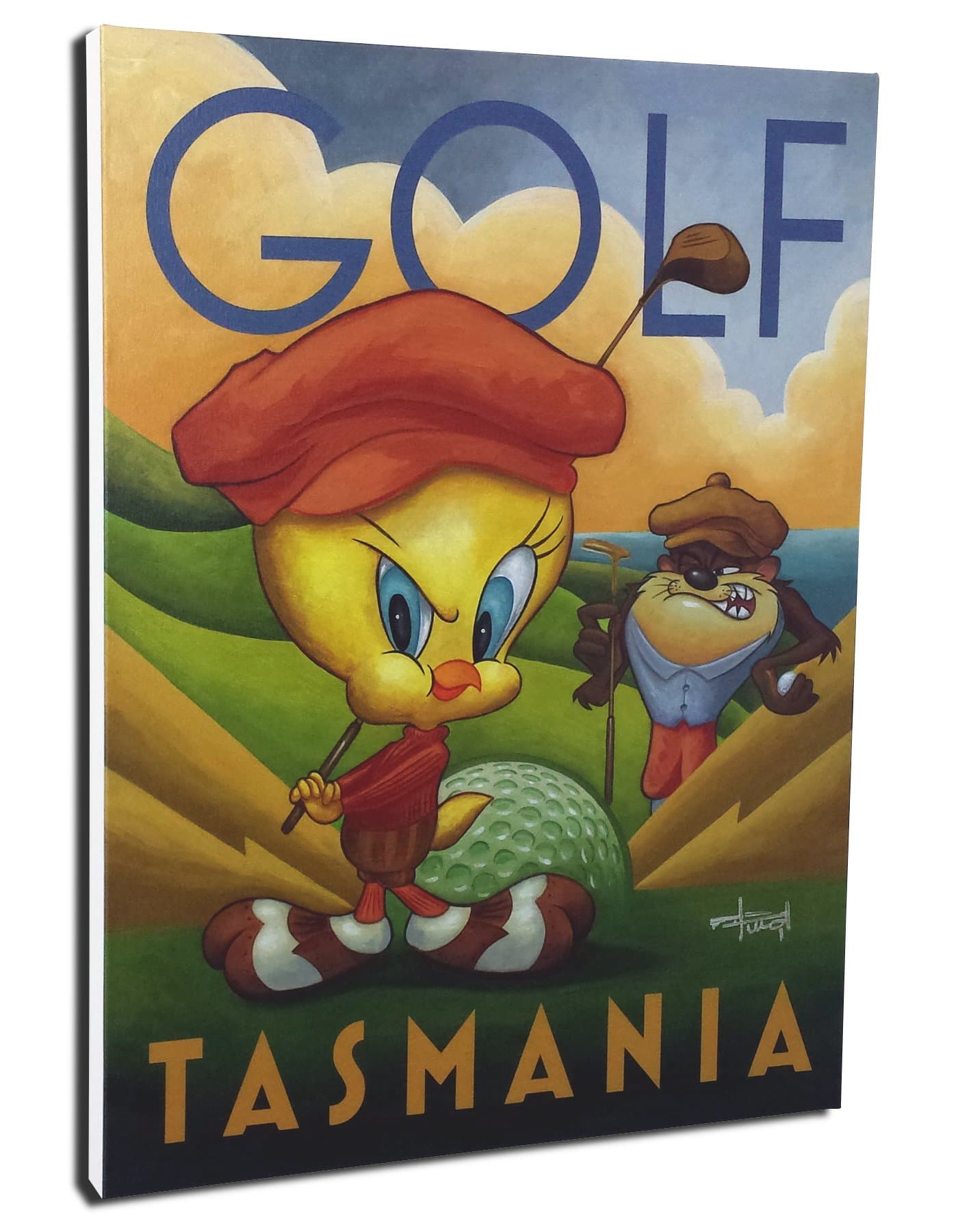 Golf Tasmania Wall Decor, Assorted