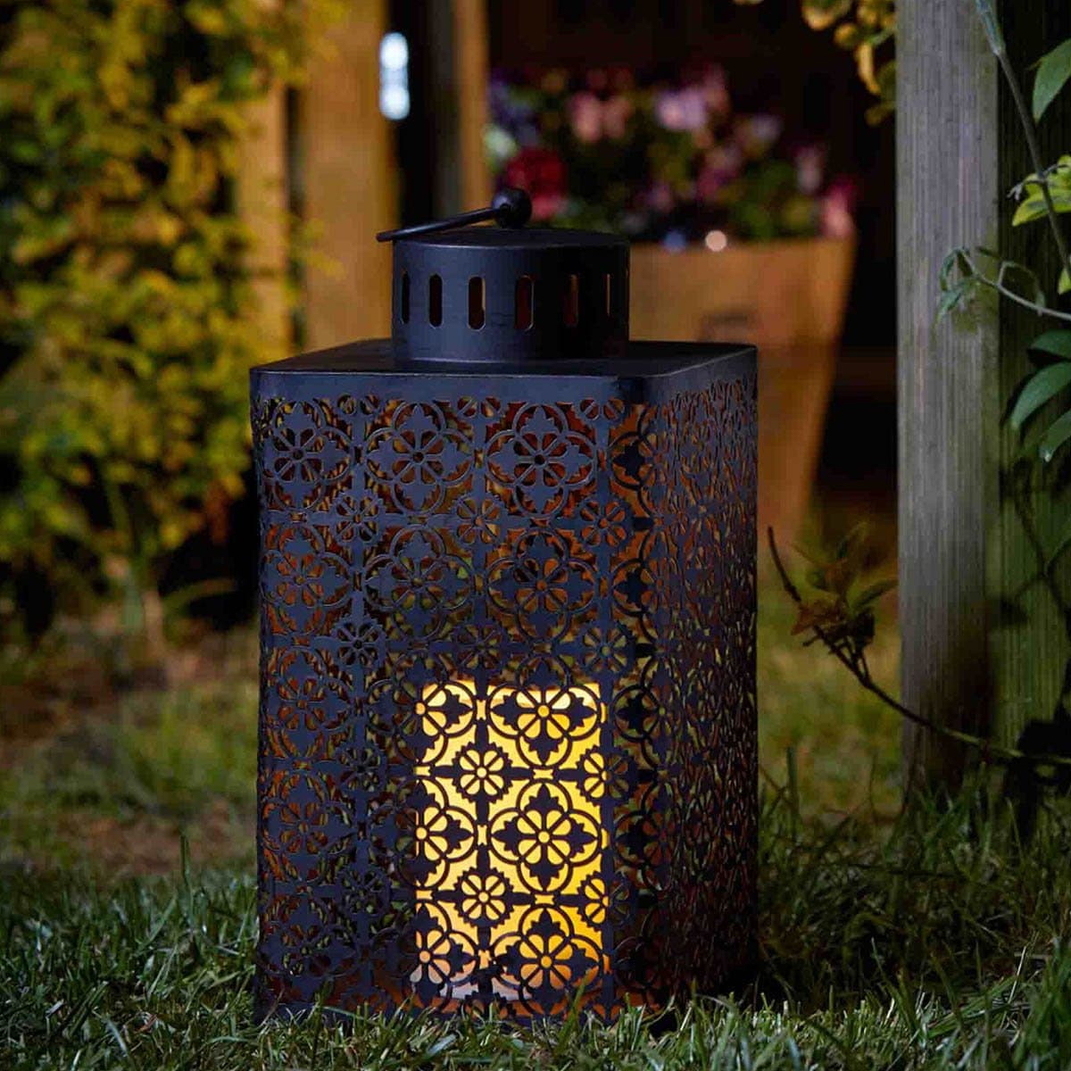 Ottoman Candle Lantern Battery Operated