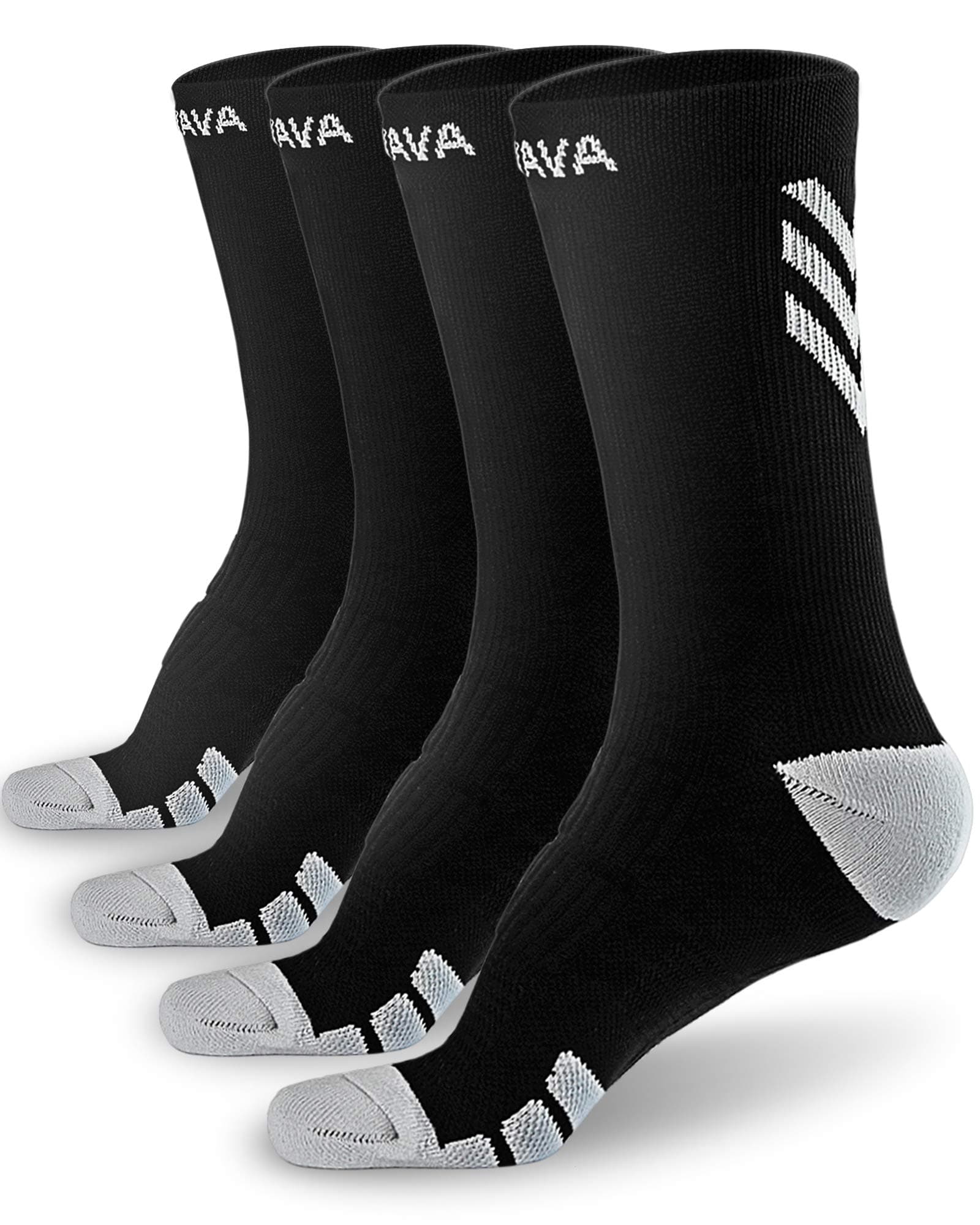 Dri-tech Compression Crew Socks (4/6 Pairs), Comfort Boost Circulation