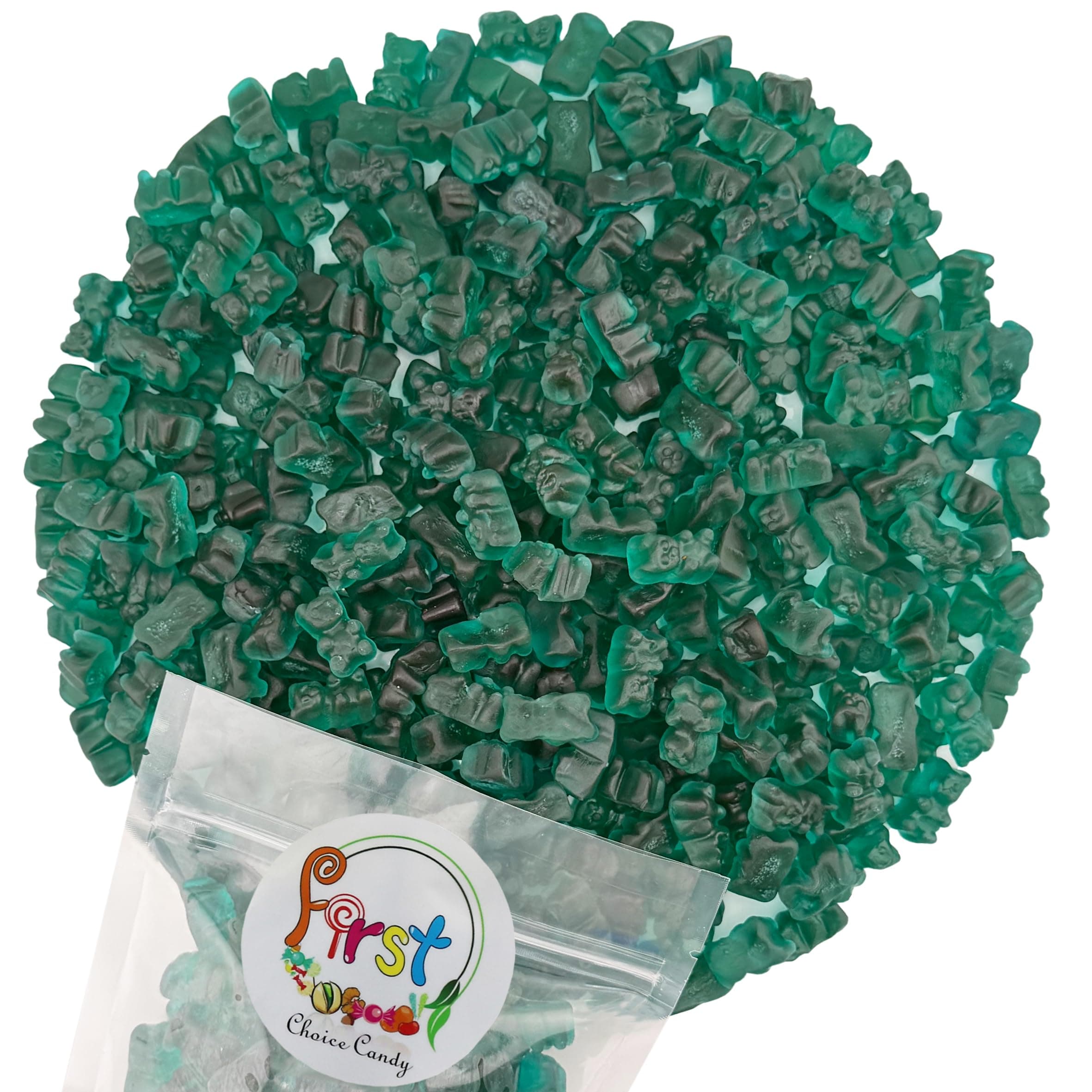 FirstChoiceCandy Gummy Bears (Blue Raspberry, 2.5 Pound (Pack of 1))