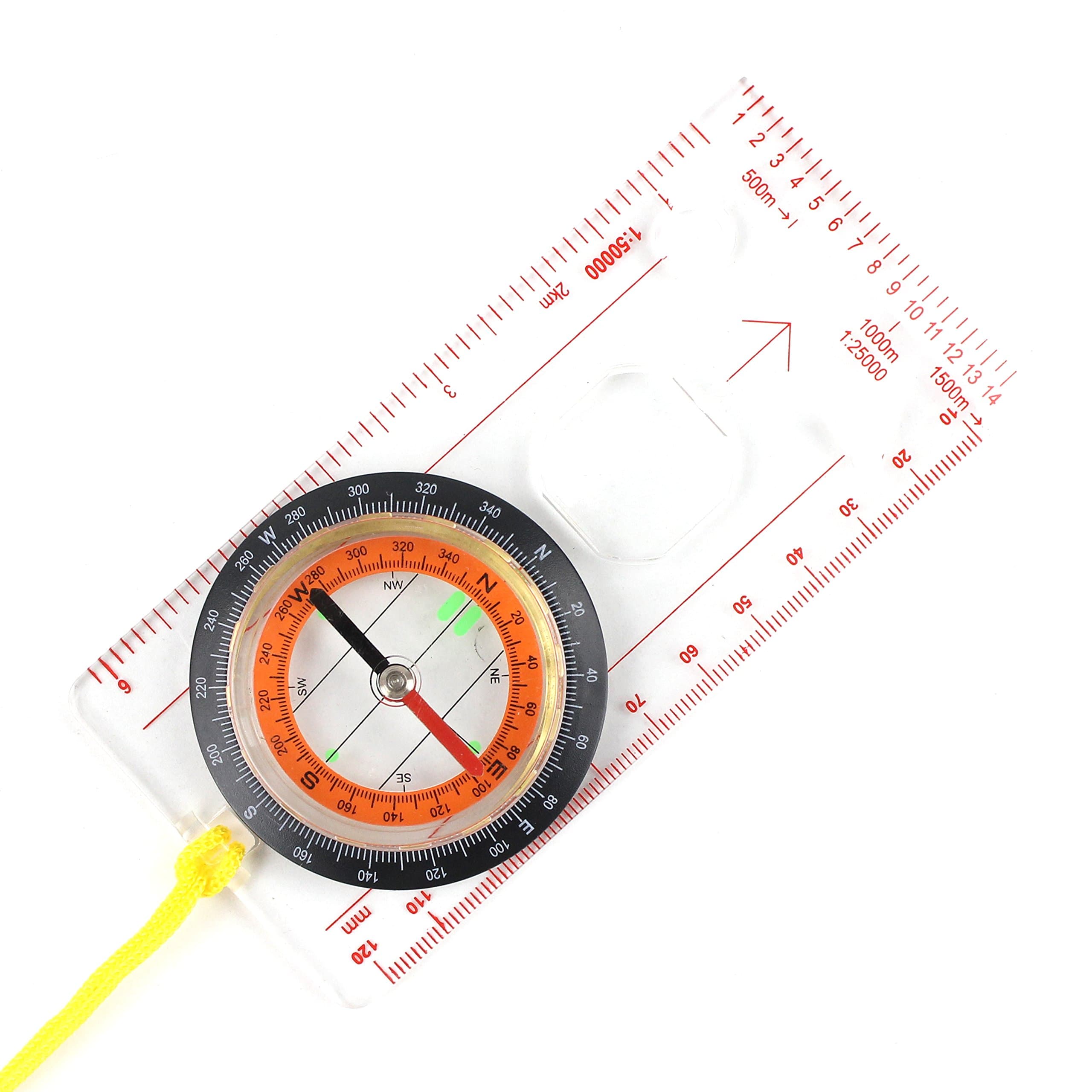 DETUCK(TM Liquid Field Compass Professional Map Compass Navigation Compass