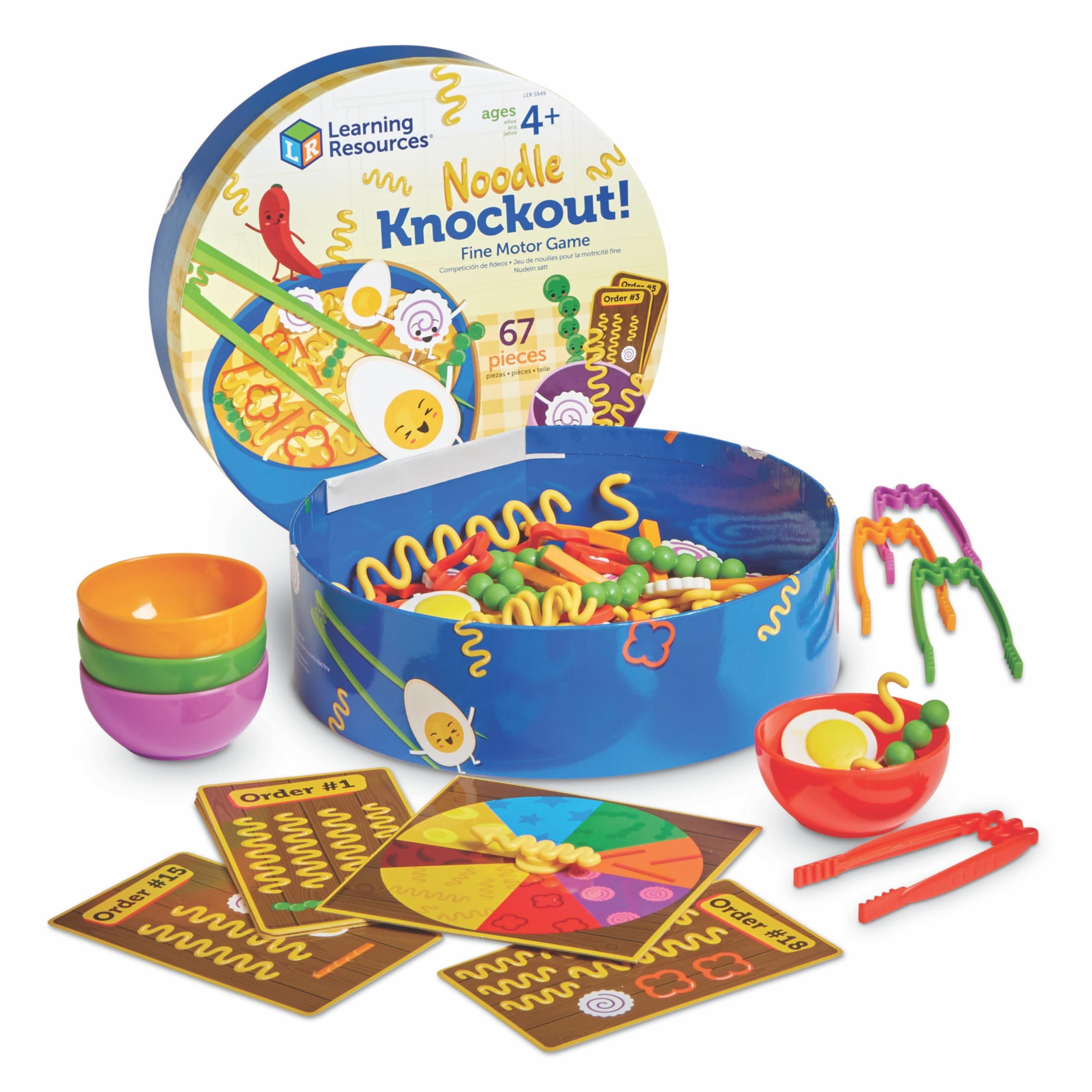 Learning Resources Noodle Knockout! Fine Motor Game