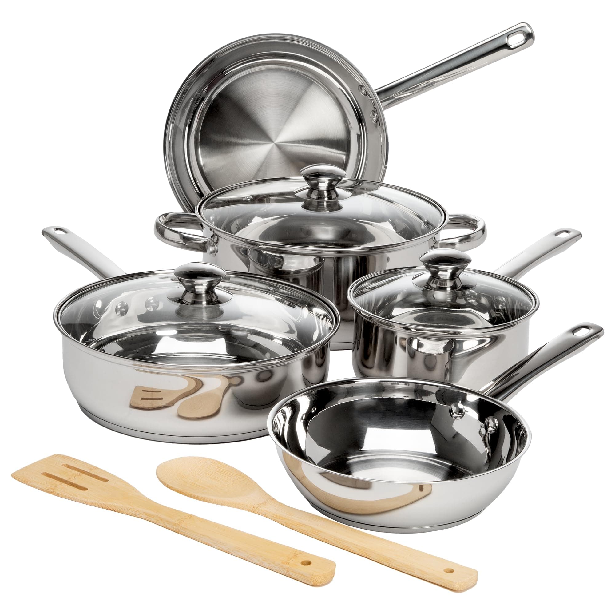 Ecolution Stainless Steel Cookware Set 10 Piece