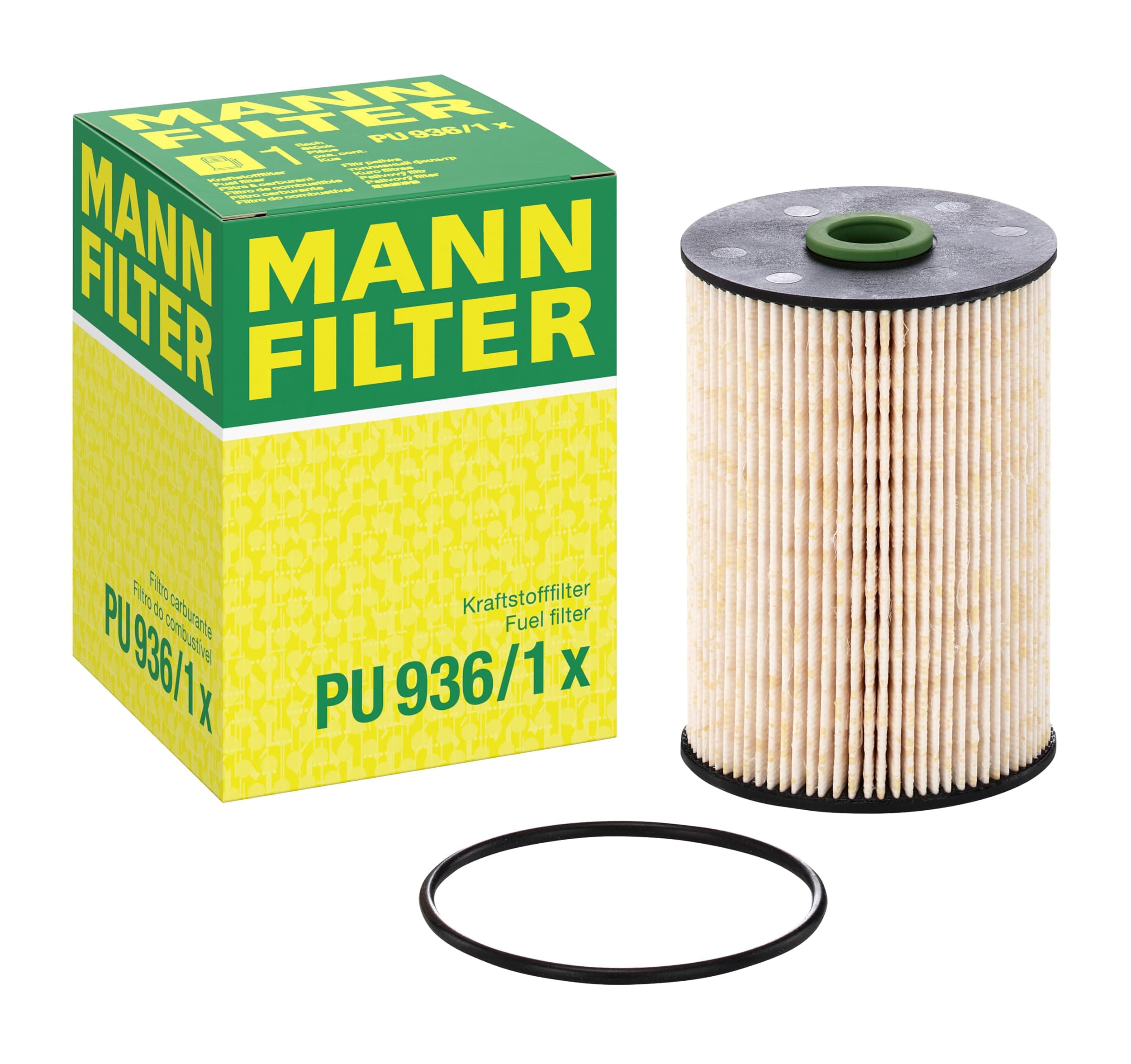 MANN-FILTER PU 936/1 X Fuel filter – Fuel filter set with gasket / gasket set – For Passenger Cars
