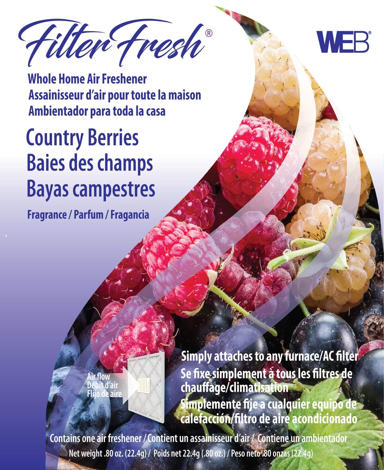 WEB FilterFresh Whole Home Country Berry Air Freshener