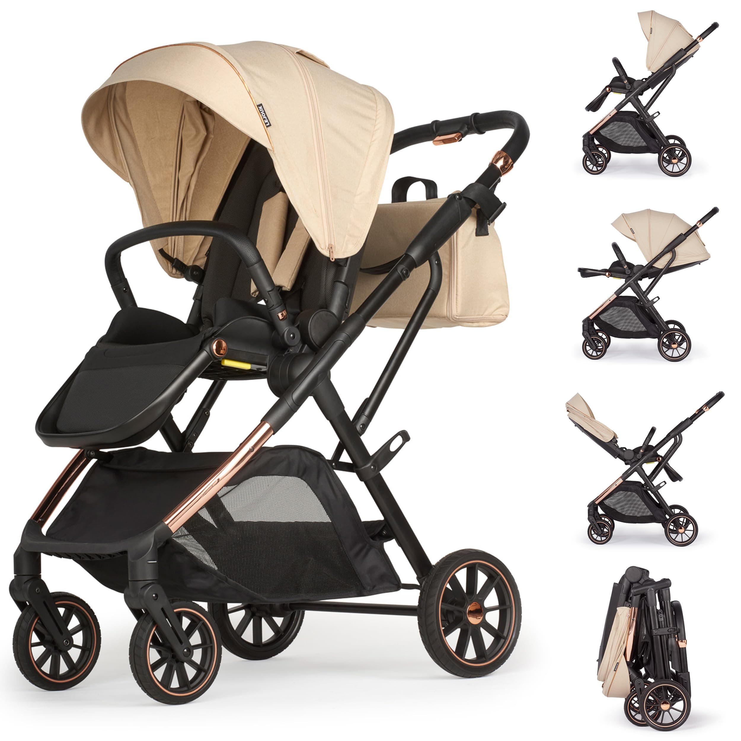 – Baby Pushchair (Beige)