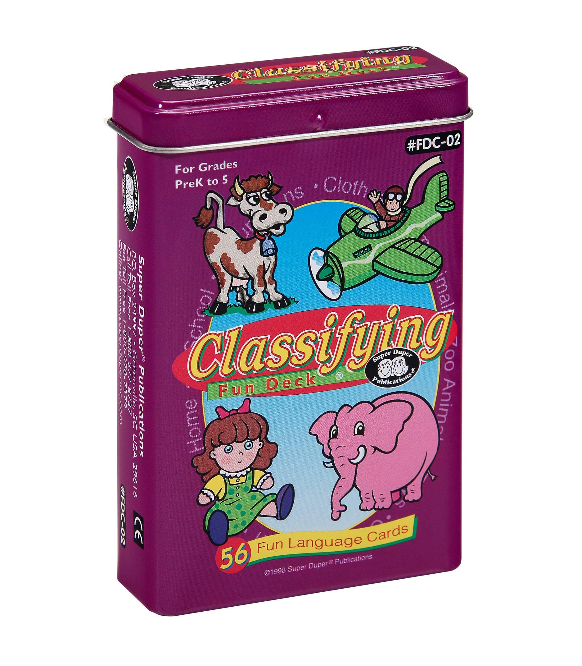 Classifying Fun Deck Cards - Super Duper Educational Learnin