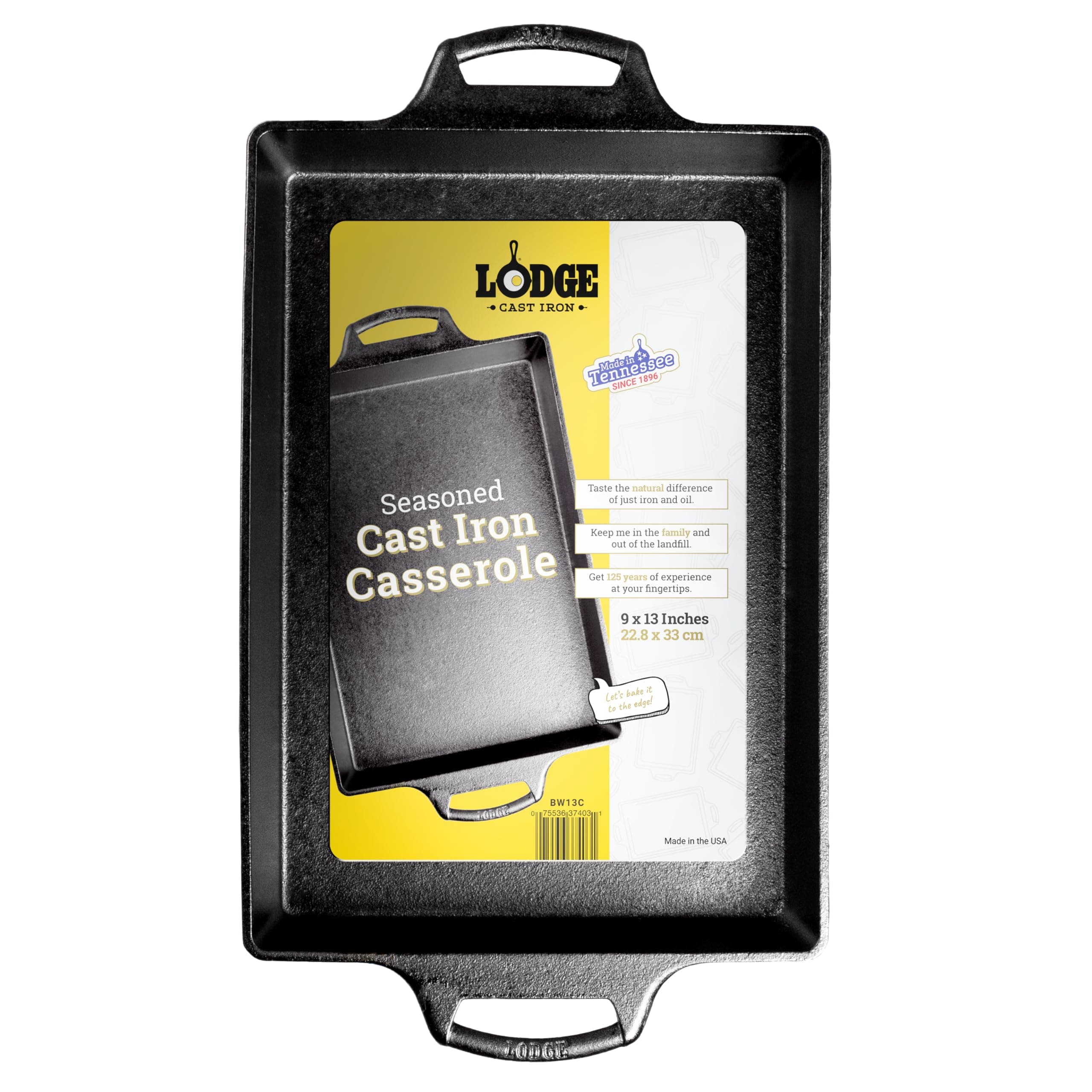 Cast Iron Casserole Pan