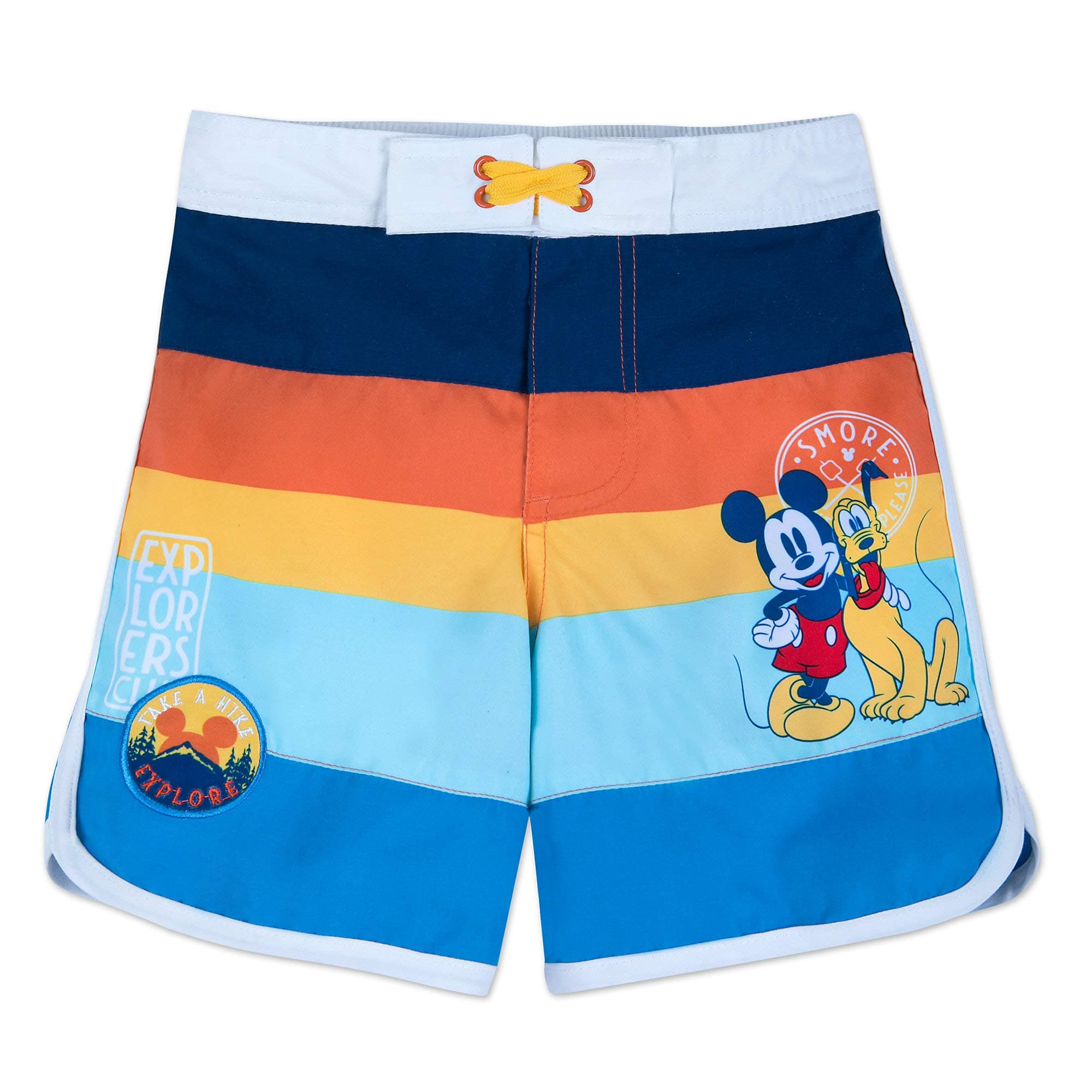 Mickey Mouse and Pluto Swim Trunks for Kids Multi