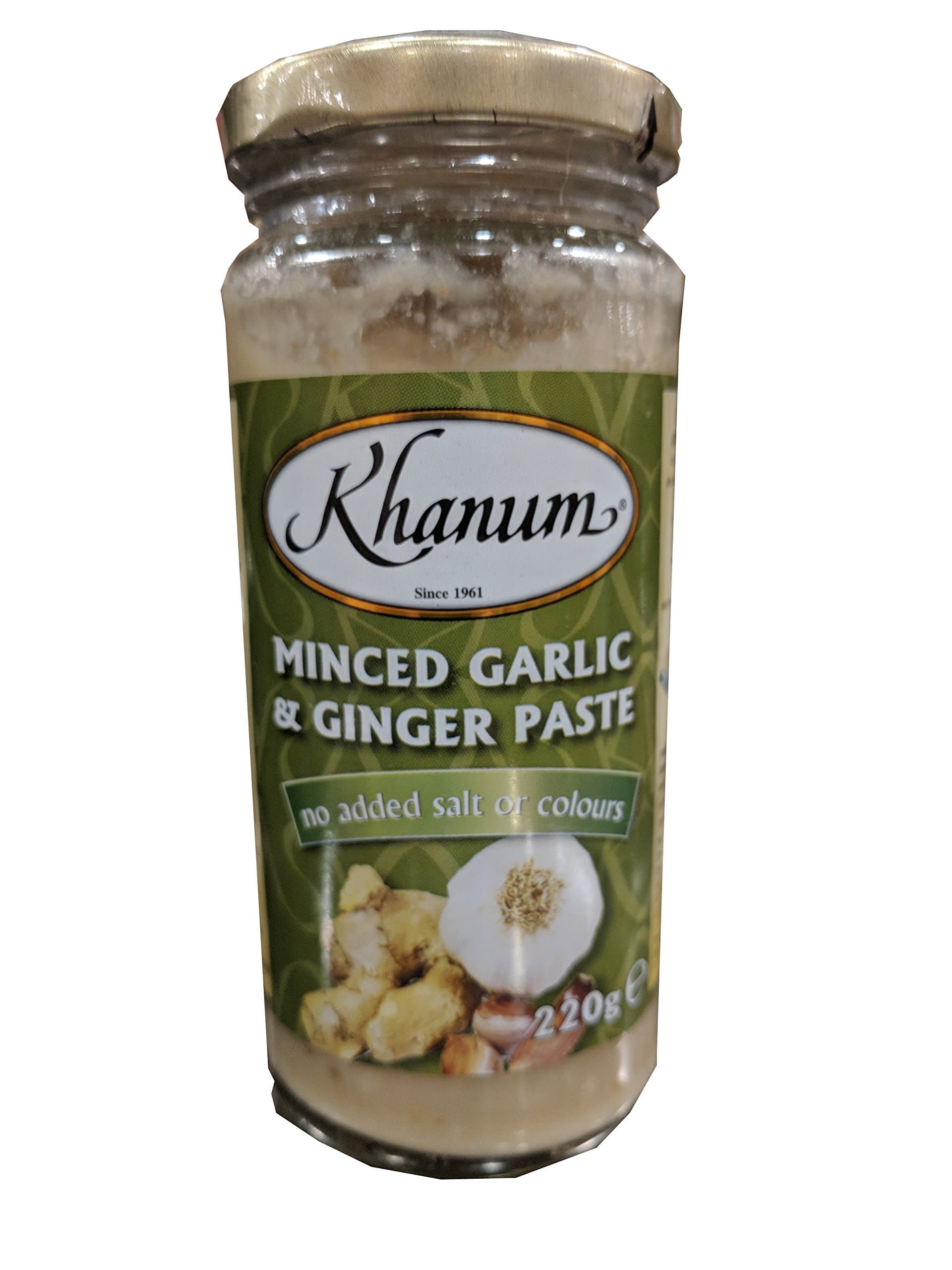 KHANUM Minced Garlic & Ginger Paste 220 g