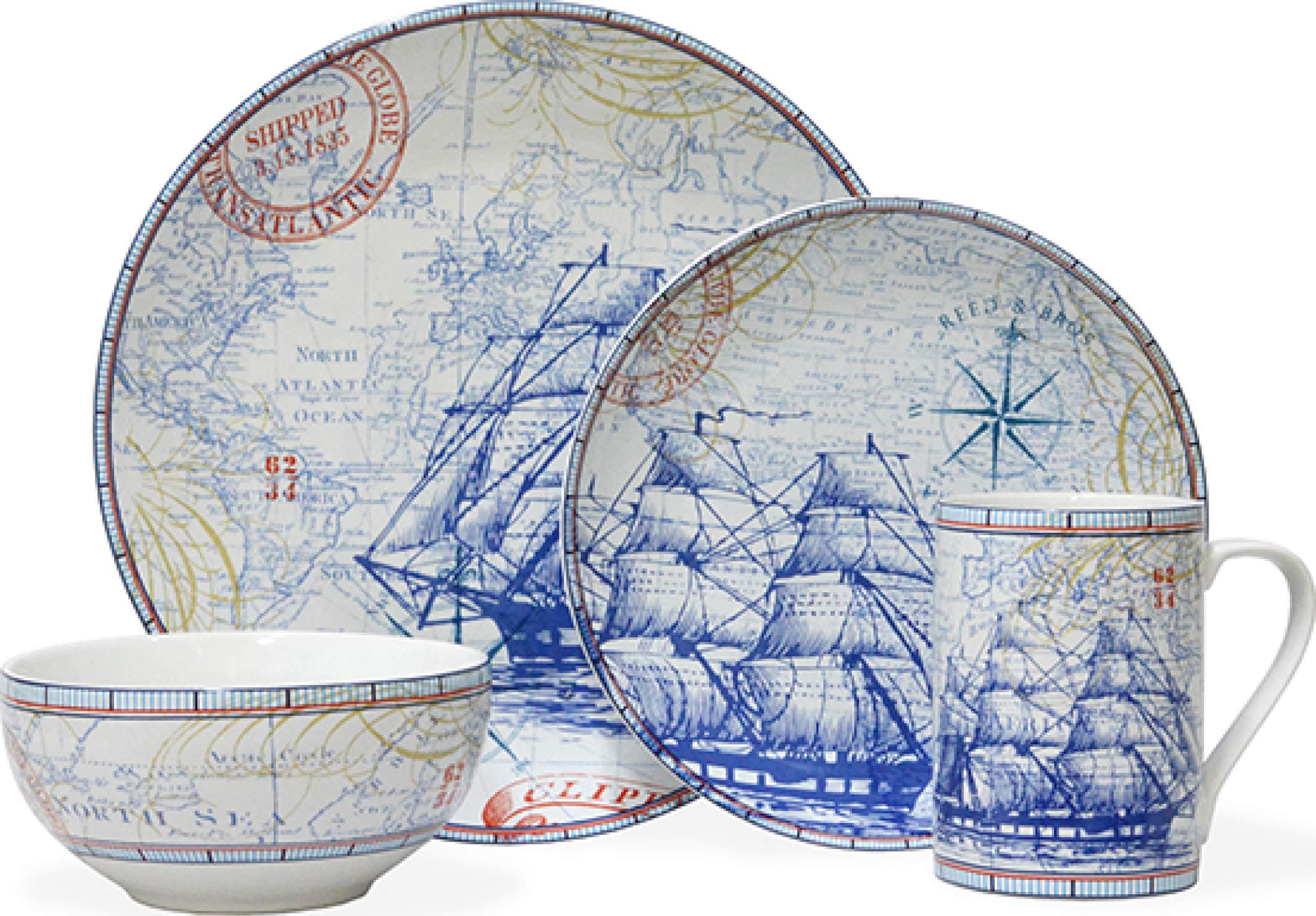 Clipper 16 Piece Dinnerware Set