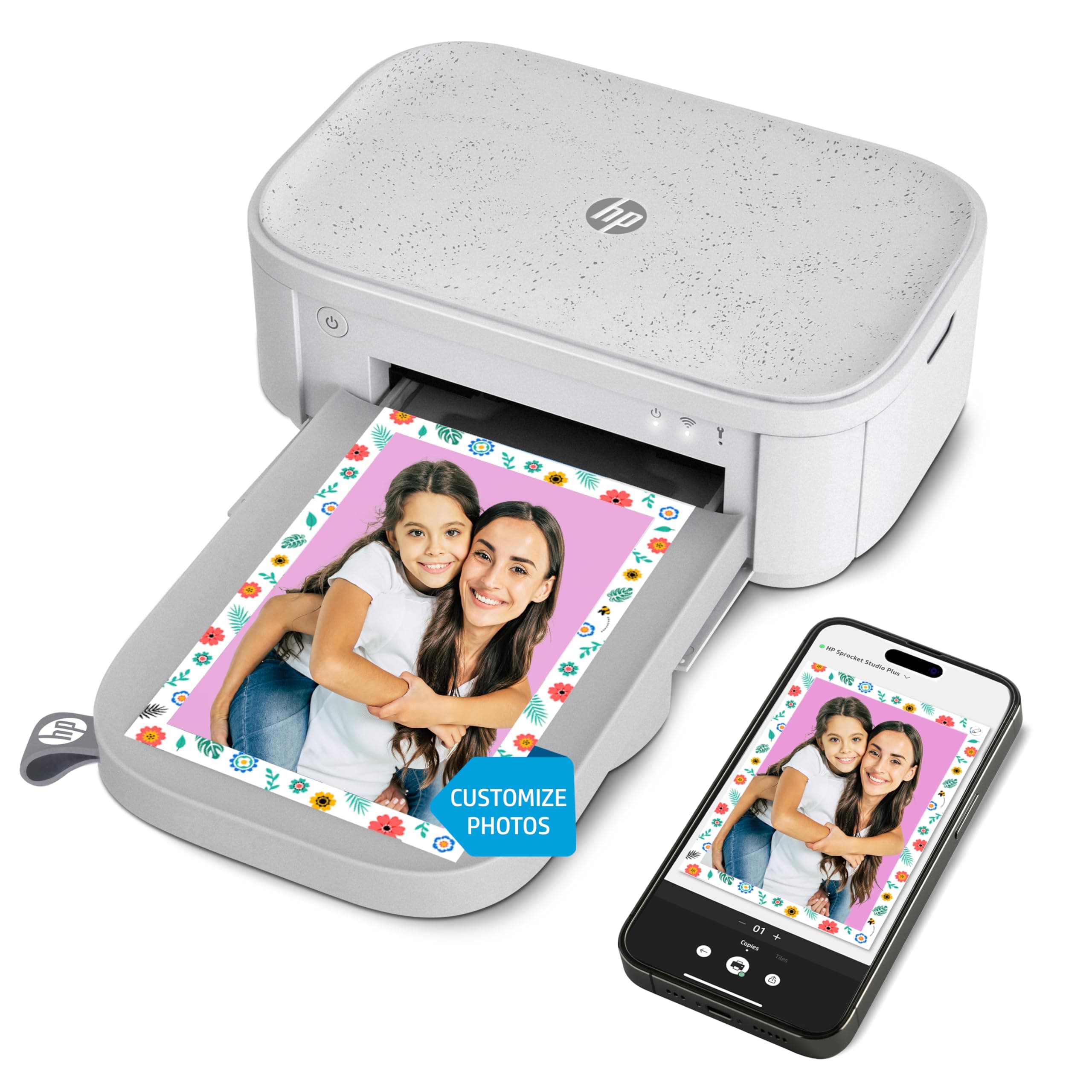 Sprocket Studio Plus 4x6 Wireless Instant Photo Printer, 10 Sheets + Cartridge, Wi-Fi, Premium Dye Sublimation, Compact Home Use, Prints Vibrant Color Pictures, Editing App for Creative Photos