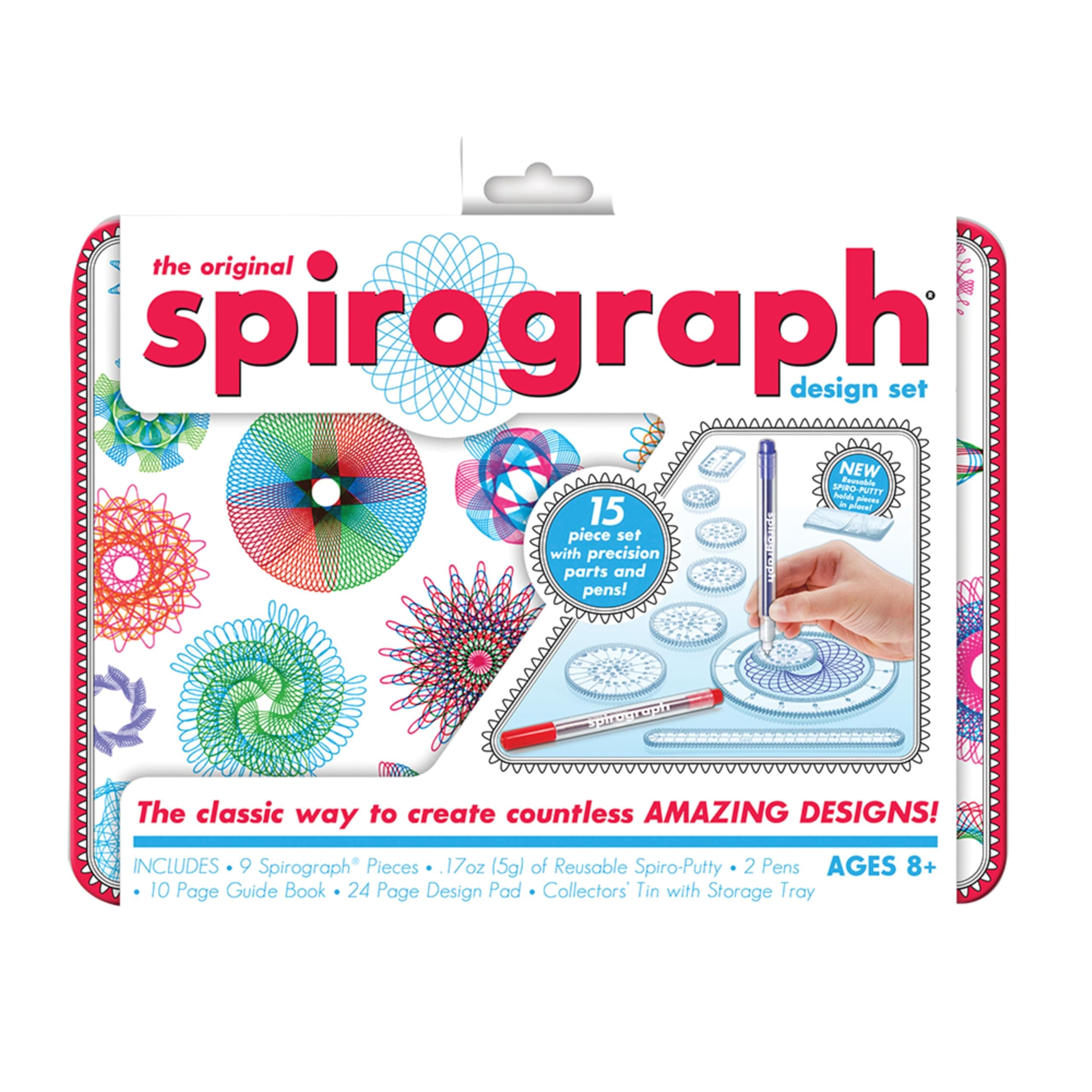 Kahootz Spirograph Design Tin Set,, Multicolor