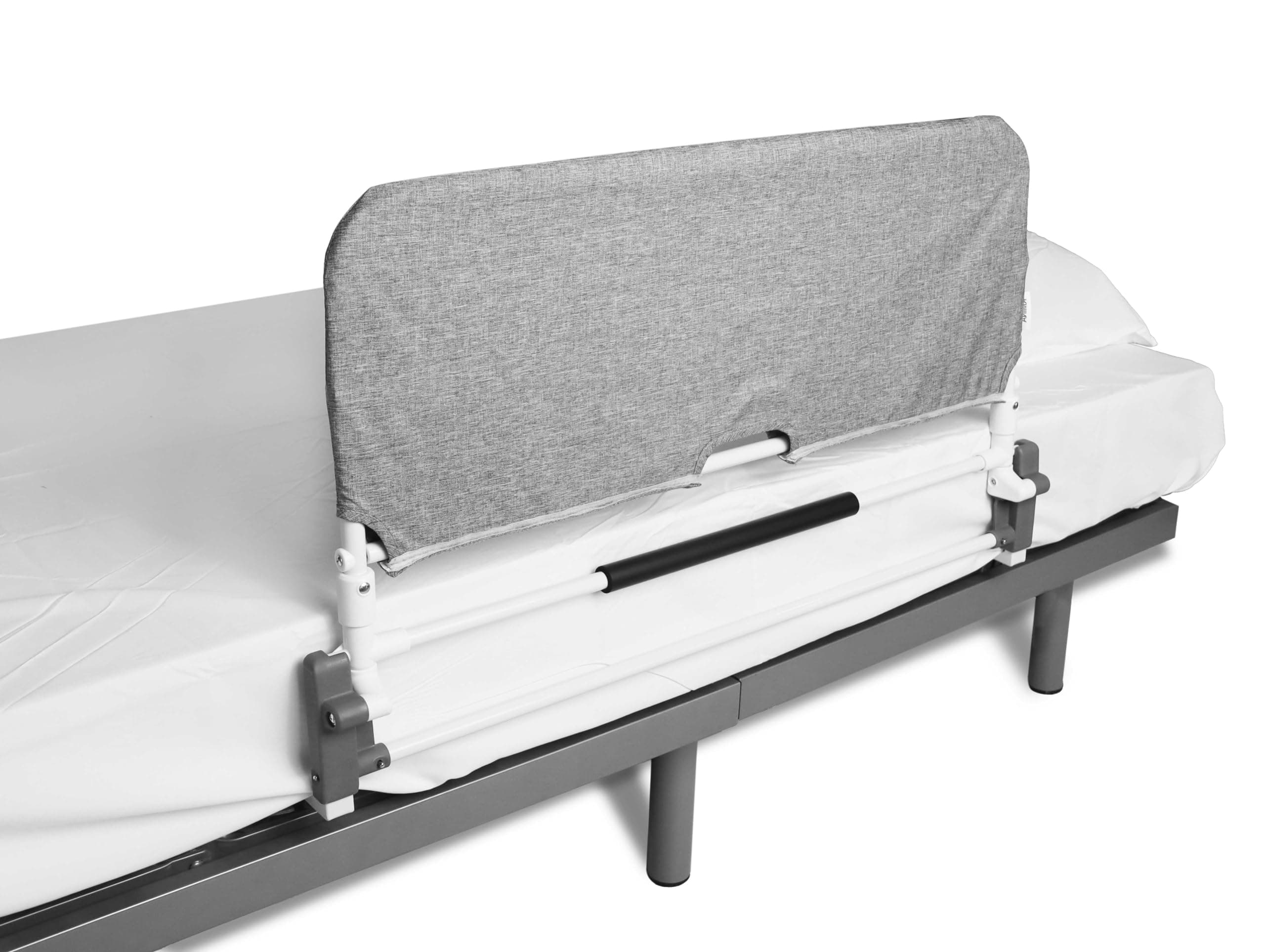 KMINA Bed Rail for Elderly, Foldable, 82 cm Width, Assist Handrail Bar Fall Prevention for Pregnant Women, Seniors and Handicap