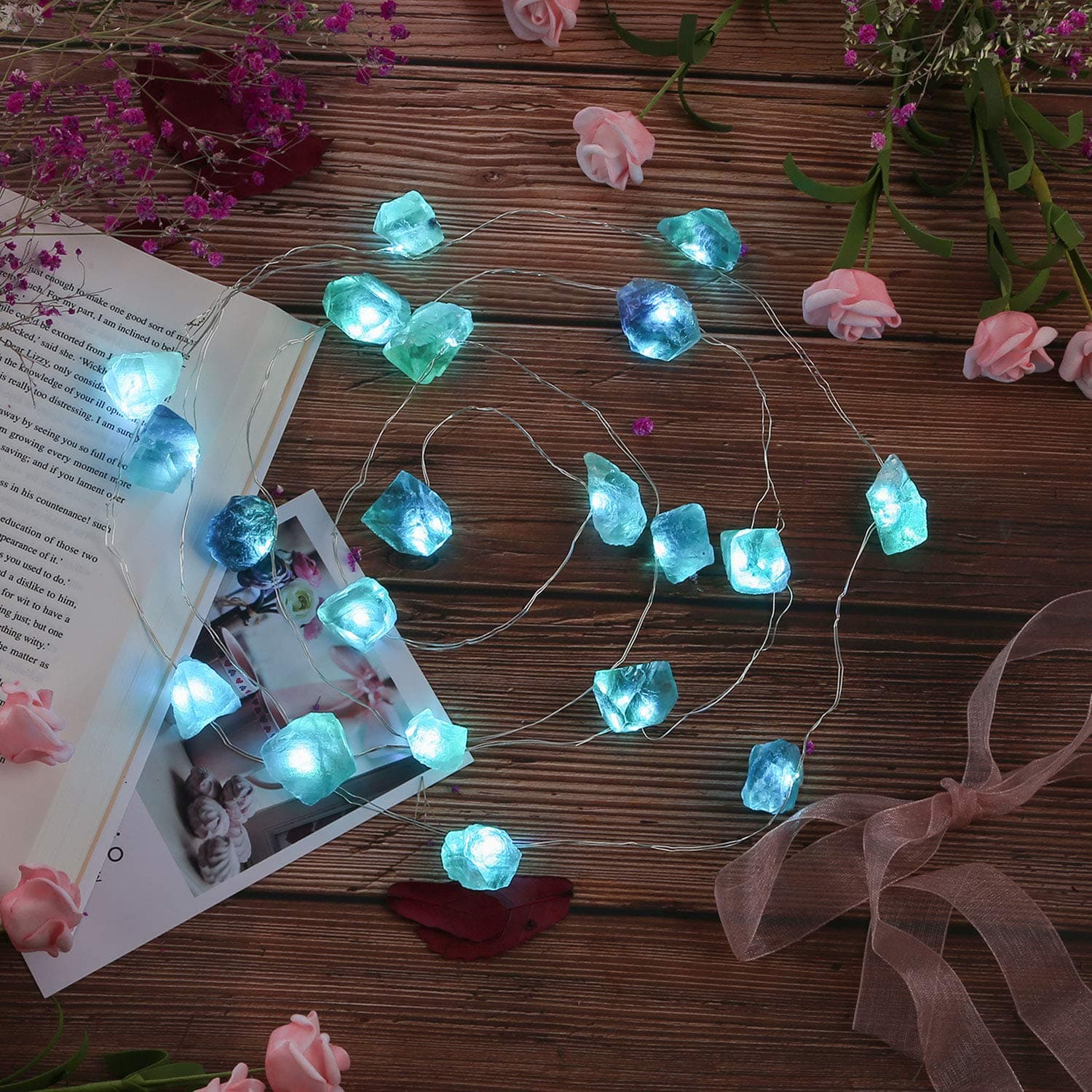 Nature Fluorite String Lights