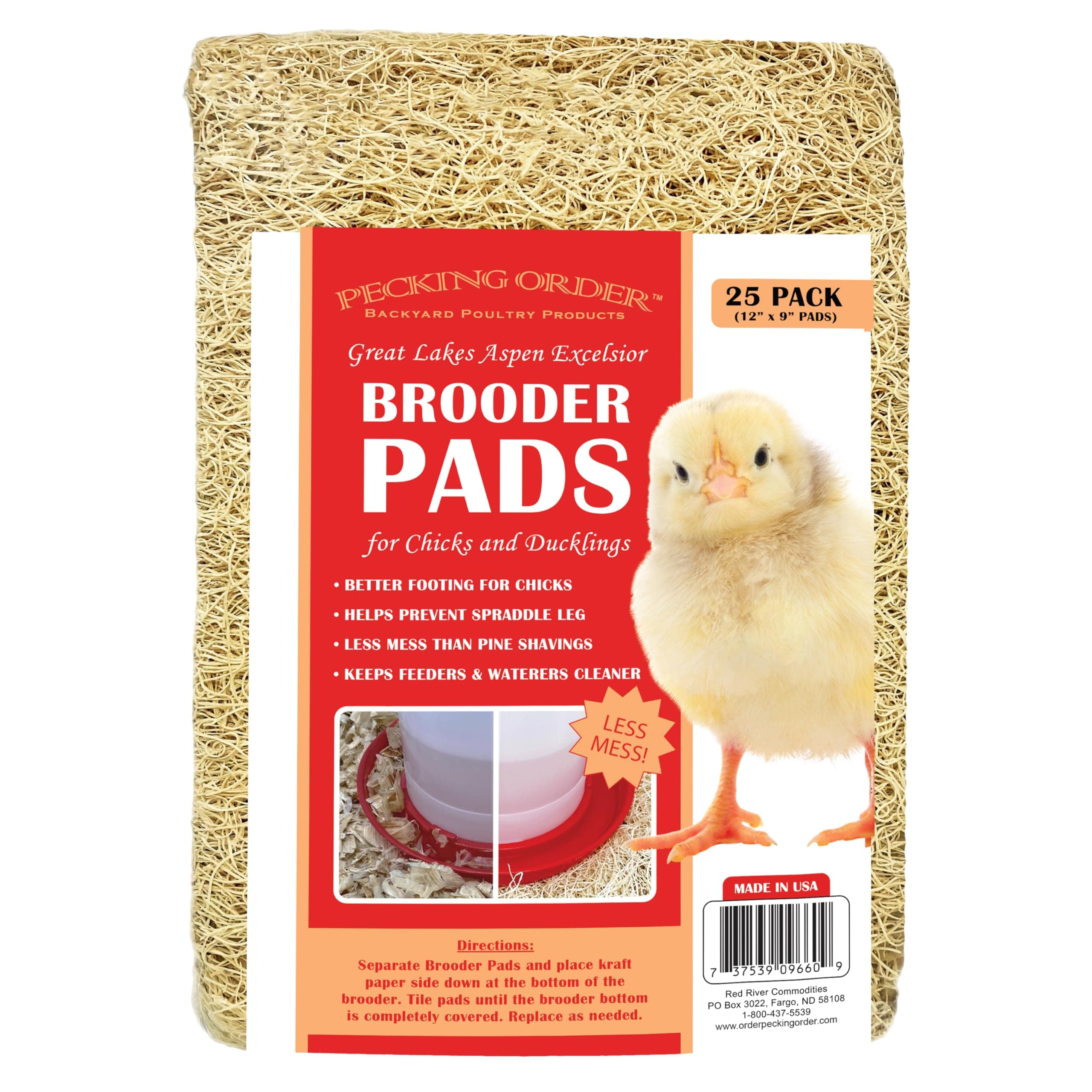 Brooder Pads for Chicks (25 Pack)