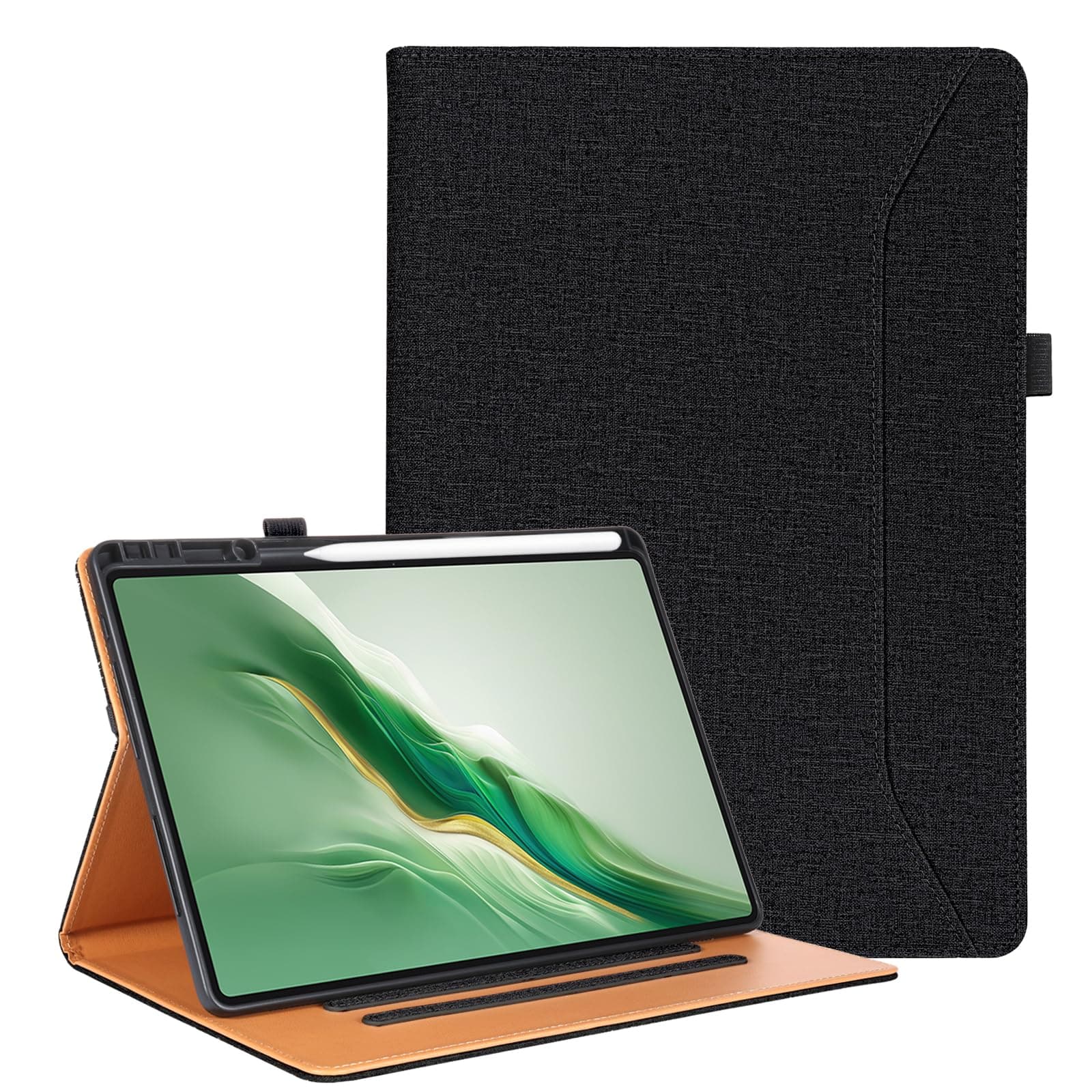 Compatible with Honor Magic Pad 2 Case with Pen Holder,for Honor MagicPad 2 12.3 Inch Case Shockproof,Black