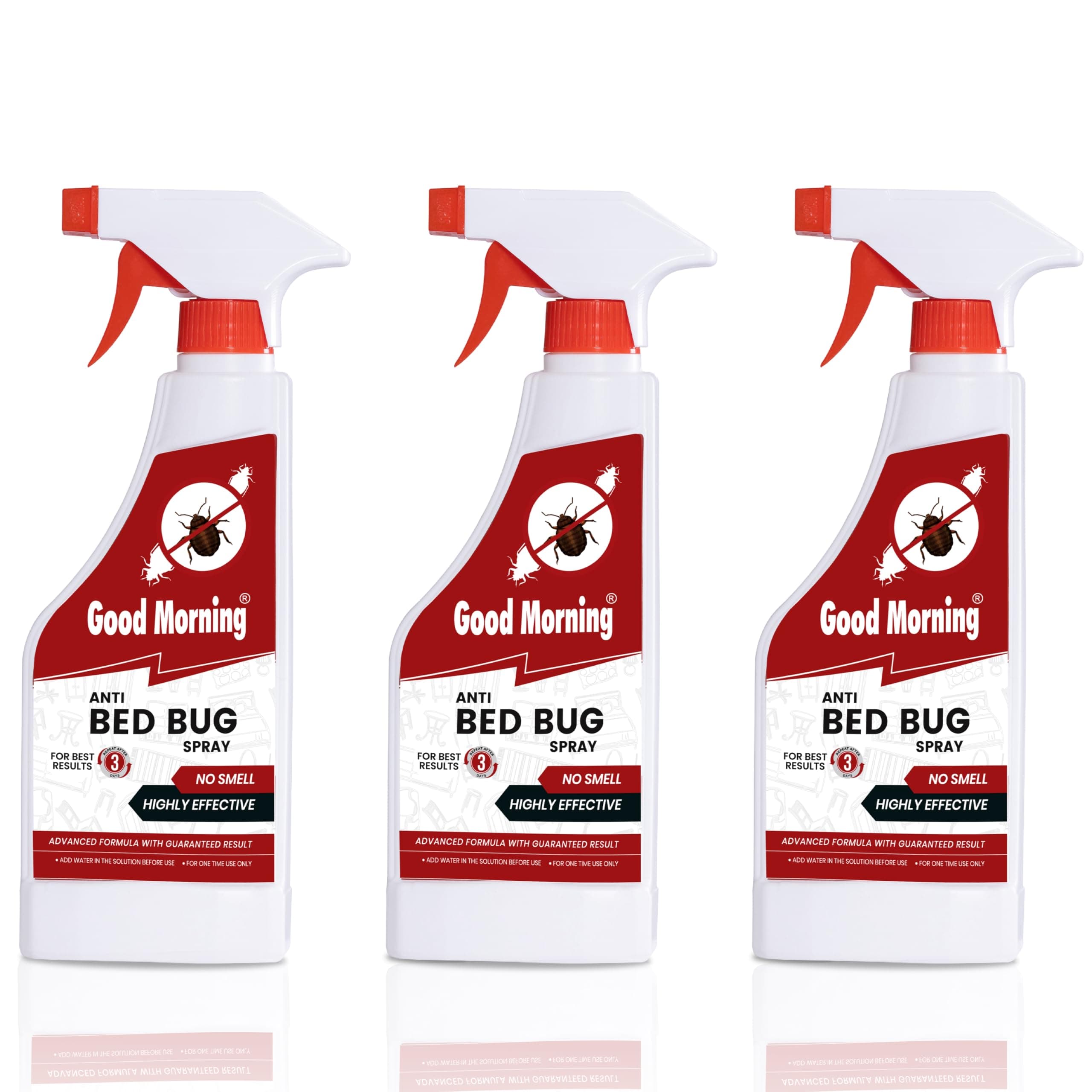 Bed Bug Killer Spray 400ml | Bed Bug Control for Home & Commercial Use | Pack of 3