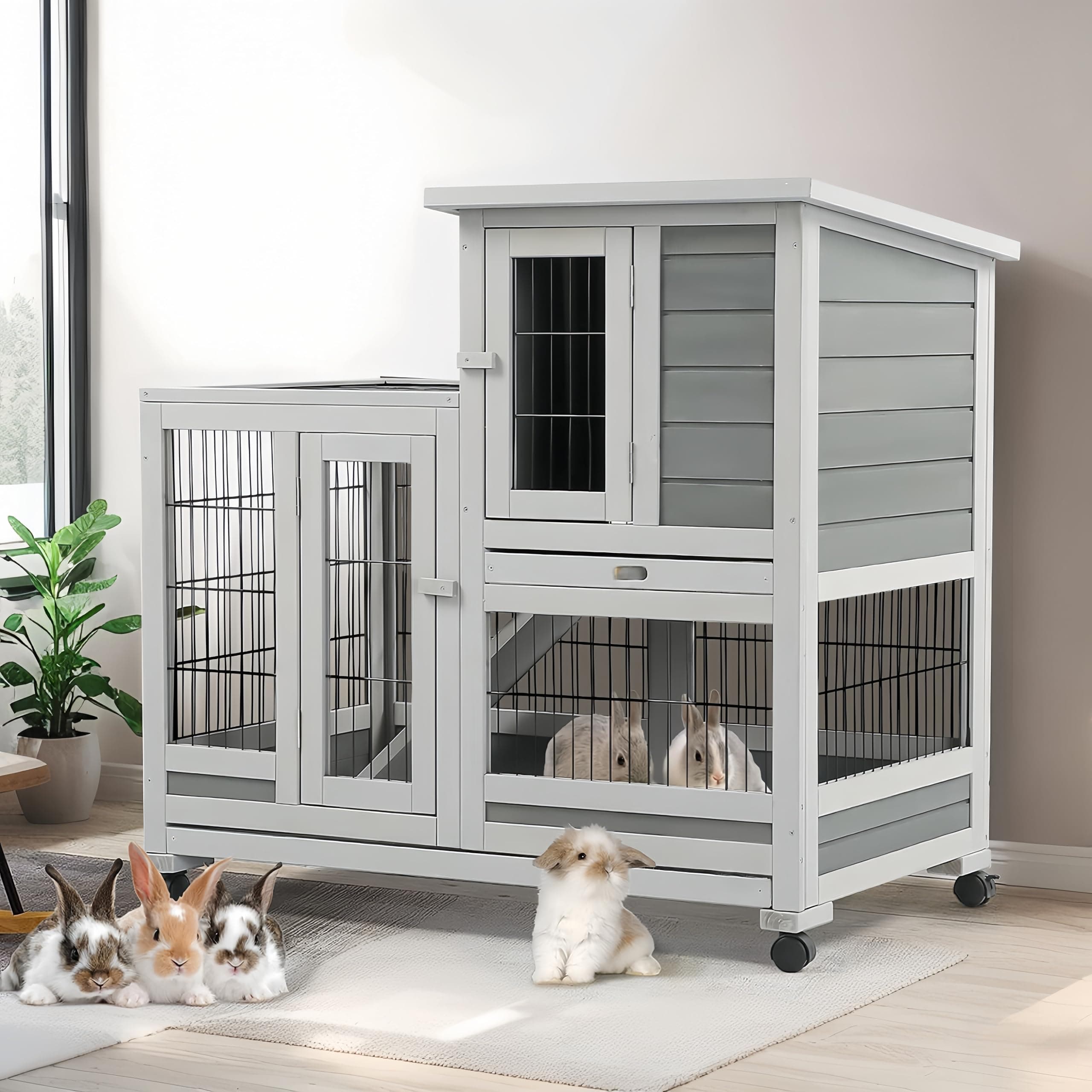 37“ Rabbit Hutch