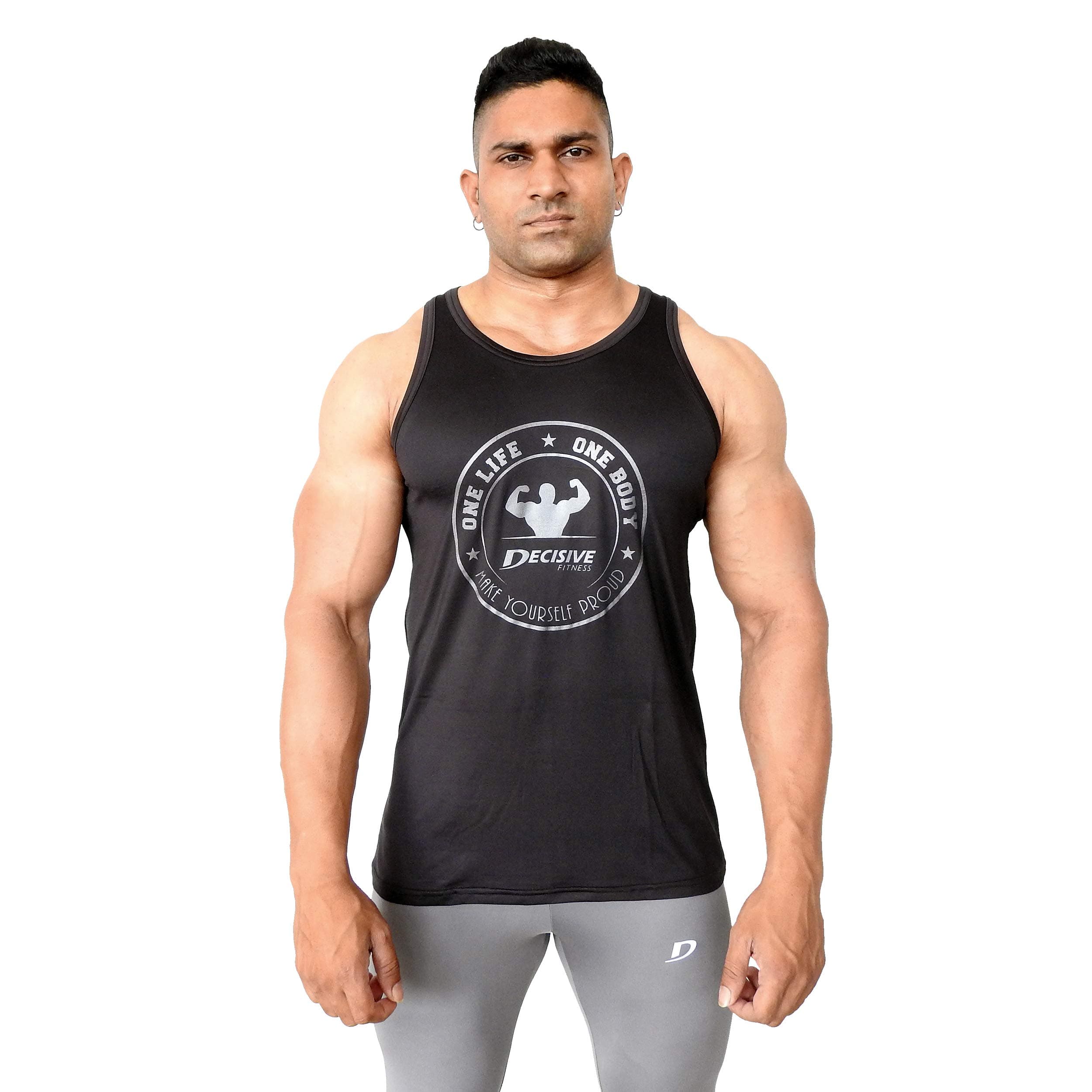 DECISIVE Men's Slim Fit Vest