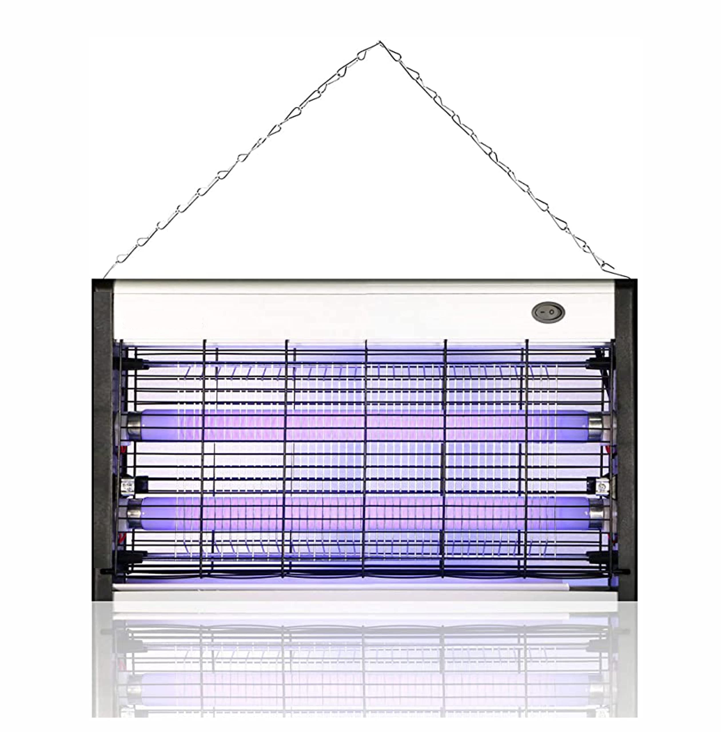 30W, Electric Bug Zapper, Insect Killer, Mosquito, Bug, Moth, Fly or Any Pest Killer Zapper, 220v UK Plug, Powerful 2800V Grid, Energy Saving, Ultraviolet Light Bulb, Indoor Use