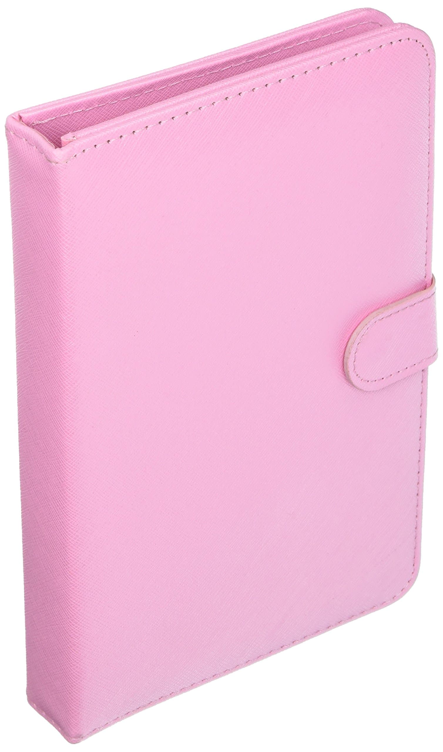 Afunta Colourful 7 inch Universal Tablet PC PU Leather Case with Keyboard/Holder/Capacitive stylus for 7" Tablet PC MID PDA (Standard Keyboard, Pink)