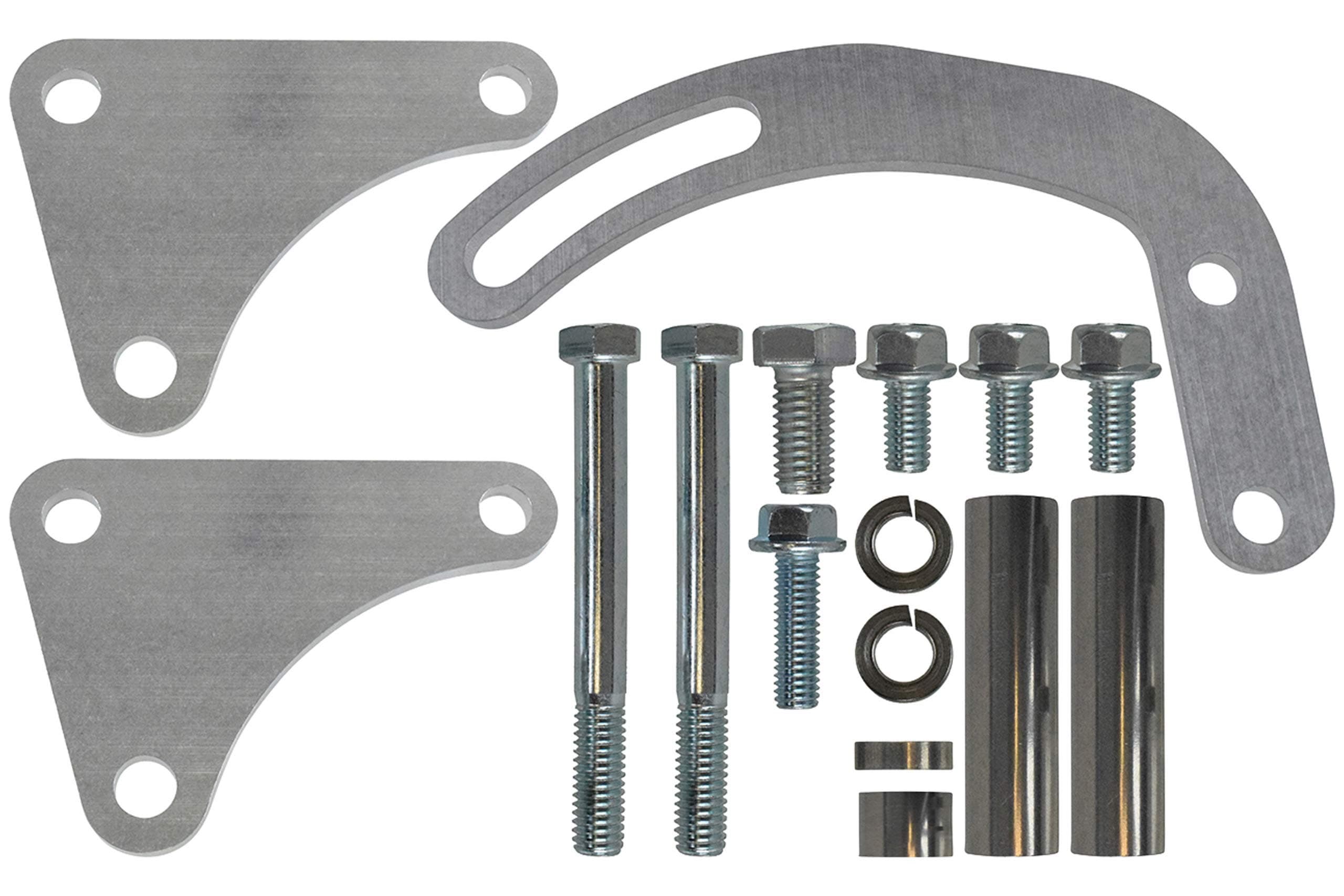 ICT Billet BBC POWER STEERING PUMP BRACKET Billet Adjustable LWP Long Water Pump 454 Big Block Chevy 396 402 409 427 454 502 V8 Eight Cylinder Designed & Manufactured in the USA 551497