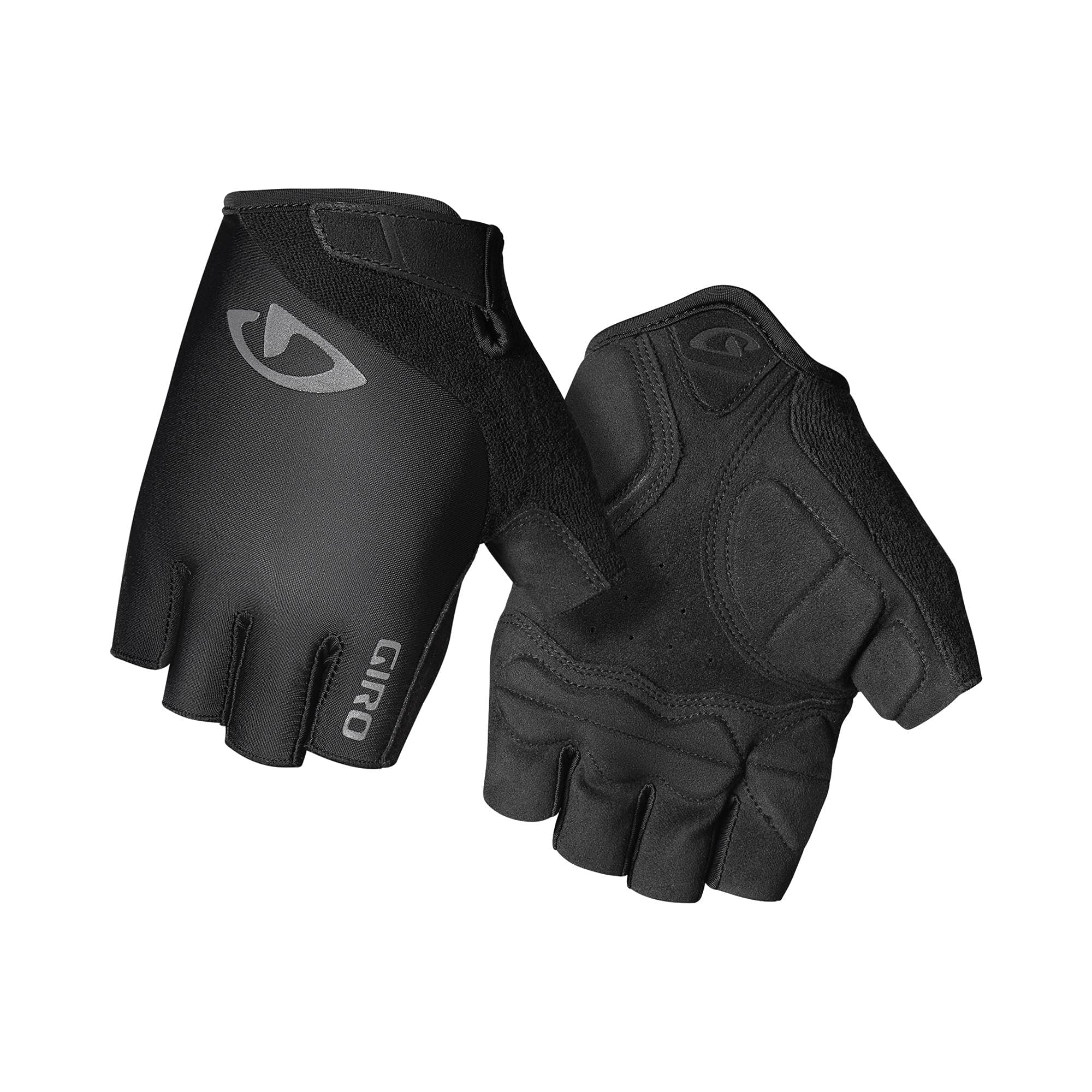 Giro Jag Cycling Gloves - Entry-Level Performance with Plush EVA Padding & Super Fit Ergonomic Design for Comfort & Fit, Construction, Color: Black, Size: M
