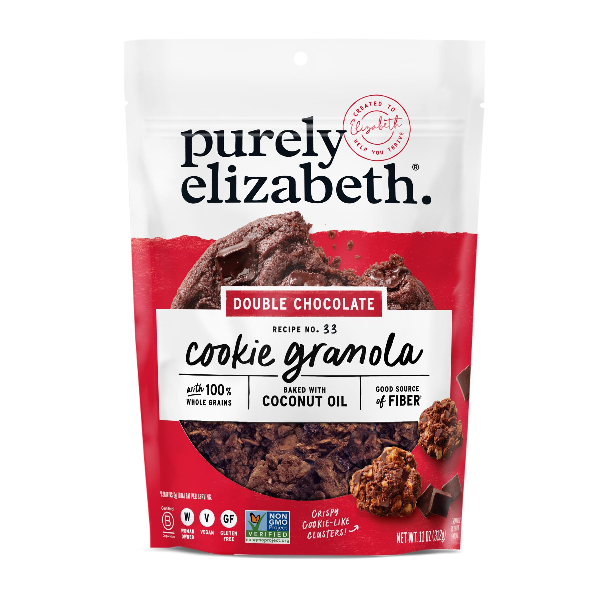 Cookie Granola Double Chocolate, 325 ml
