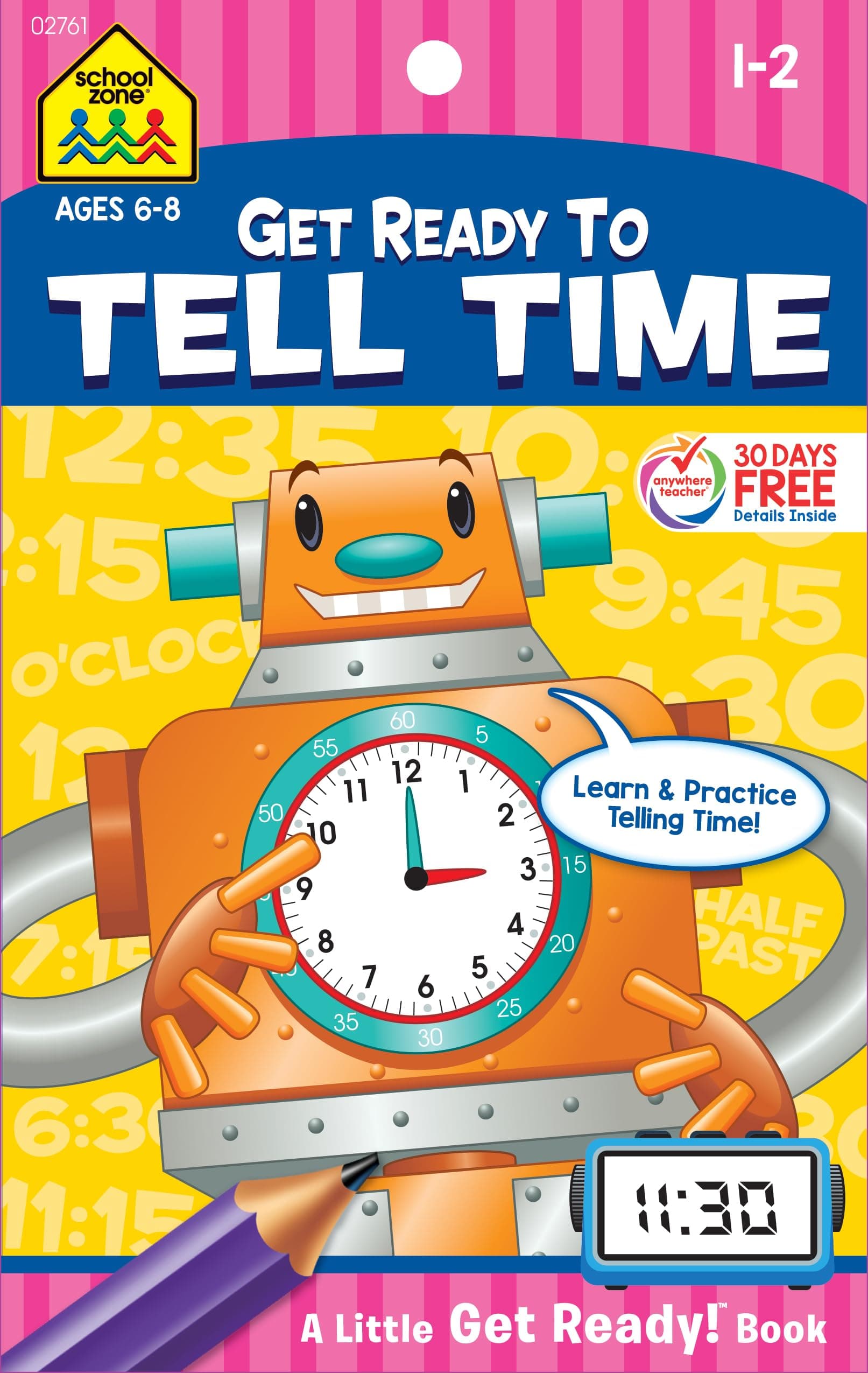 Get Ready to Tell Time Workbook