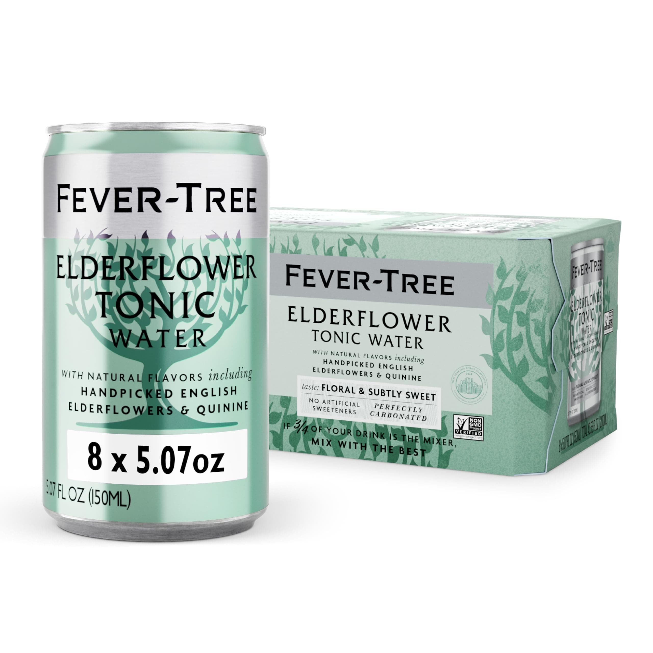 Light Elderflower Tonic Water, 8 x 150ml