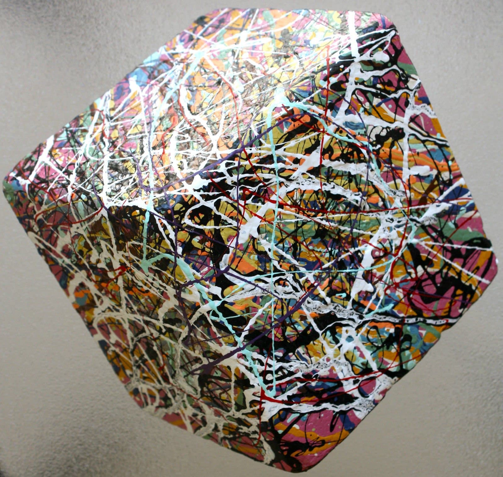 DADA FOUND OBJECT 9" x 11" x 7" ABSTRACT EXPRESSIONISM SCULPTURE PAINTING MODERN FINE ART POP