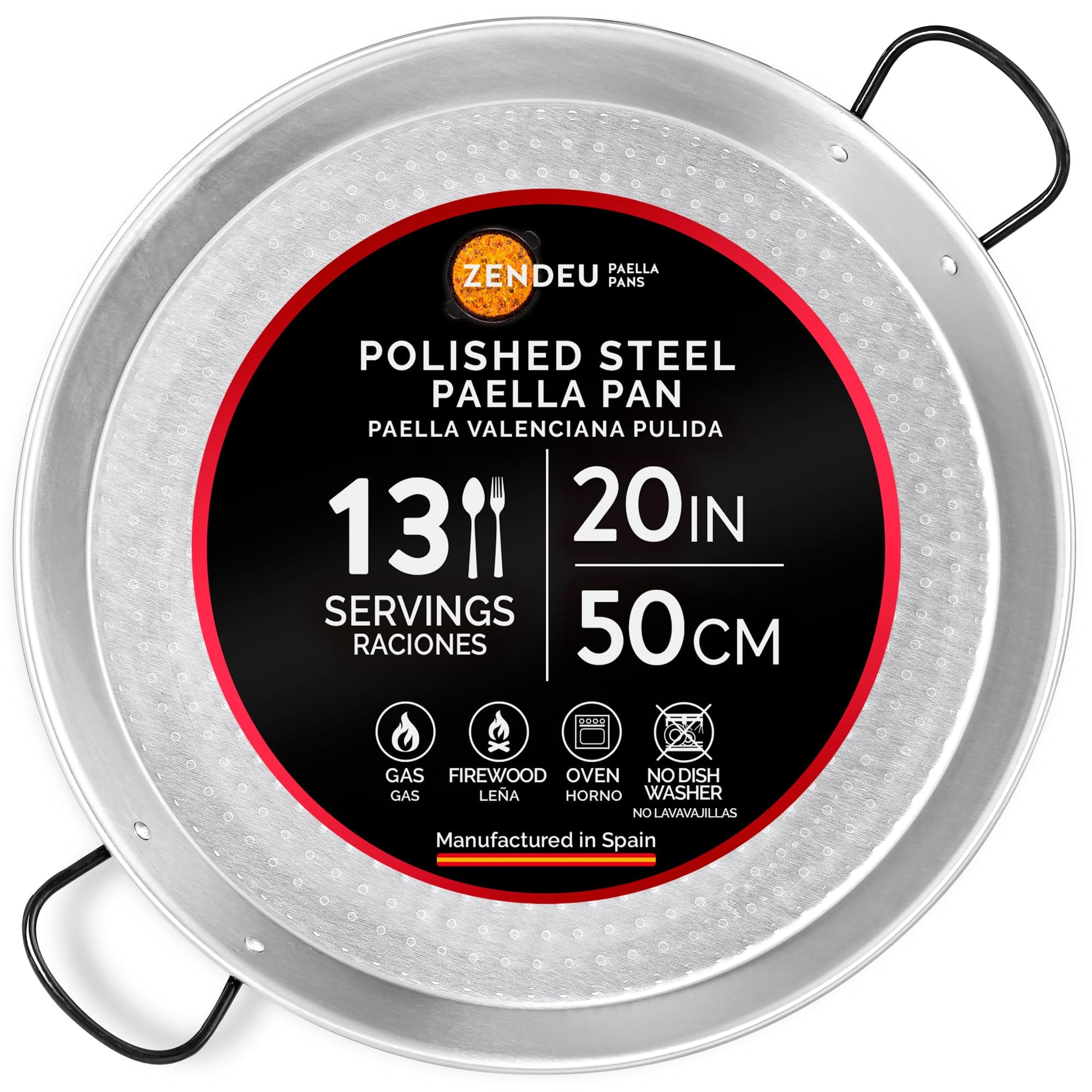 Polished Paella Pan
