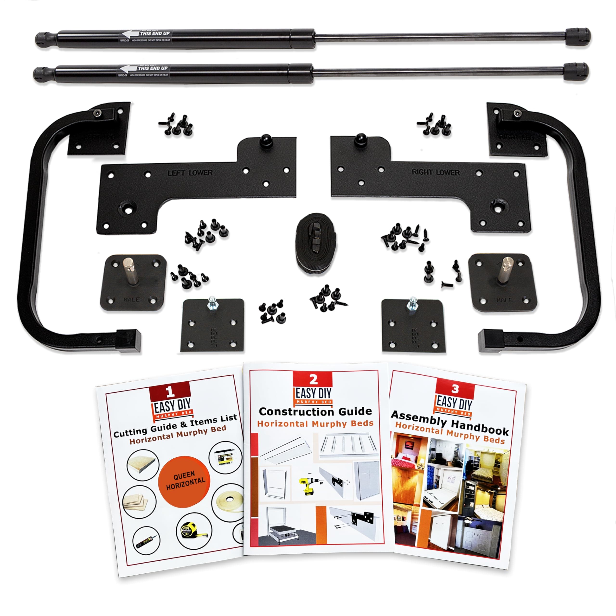 Murphy Bed Queen Size Horizontal Hardware Kit