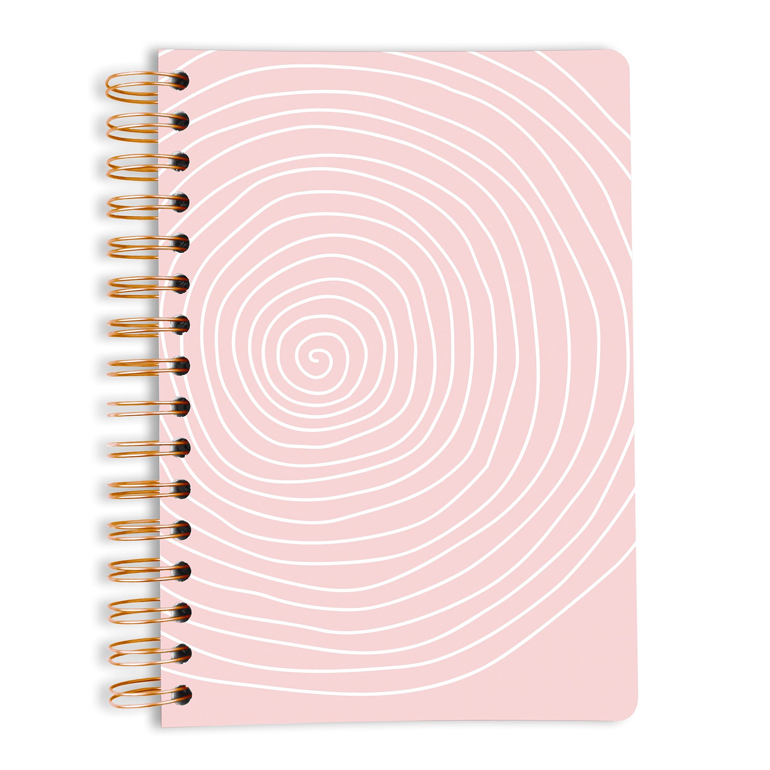 notepad, notebook, spiral notebook, bullet journal, pastel circle, DIN A5, softcover DIN A5 gepunktet 120 Blatt
