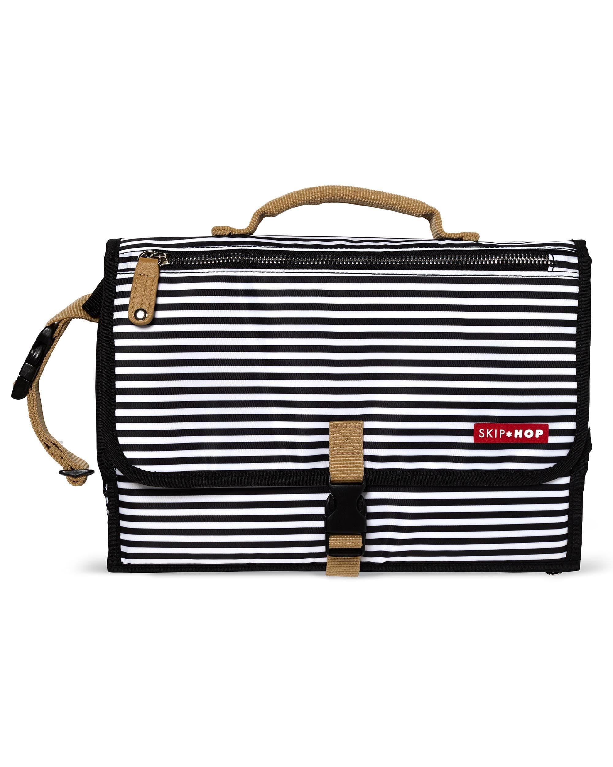 Skip Hop Pronto Mini Changer Black and White Stripe