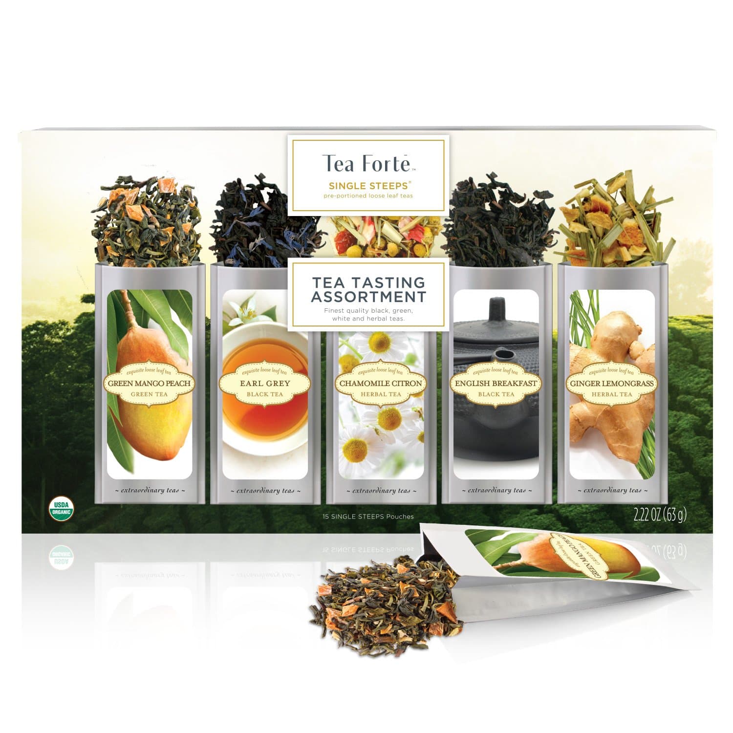 Tea ForteSingle Steeps Loose Tea Sampler