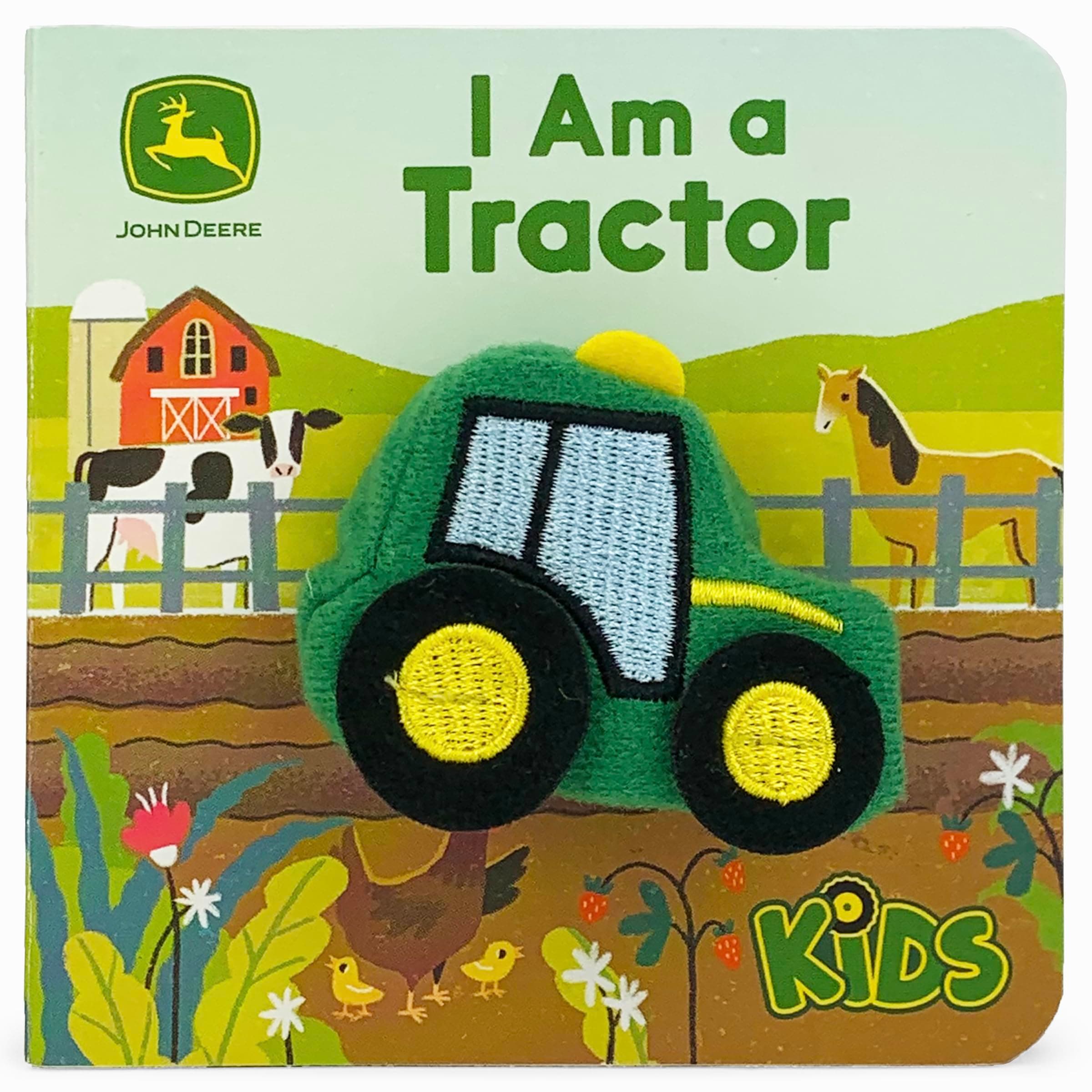 I Am a Tractor - John Deere Finger Puppet Book for Babies and Toddlers (Finger Puppet Book - John Deere)