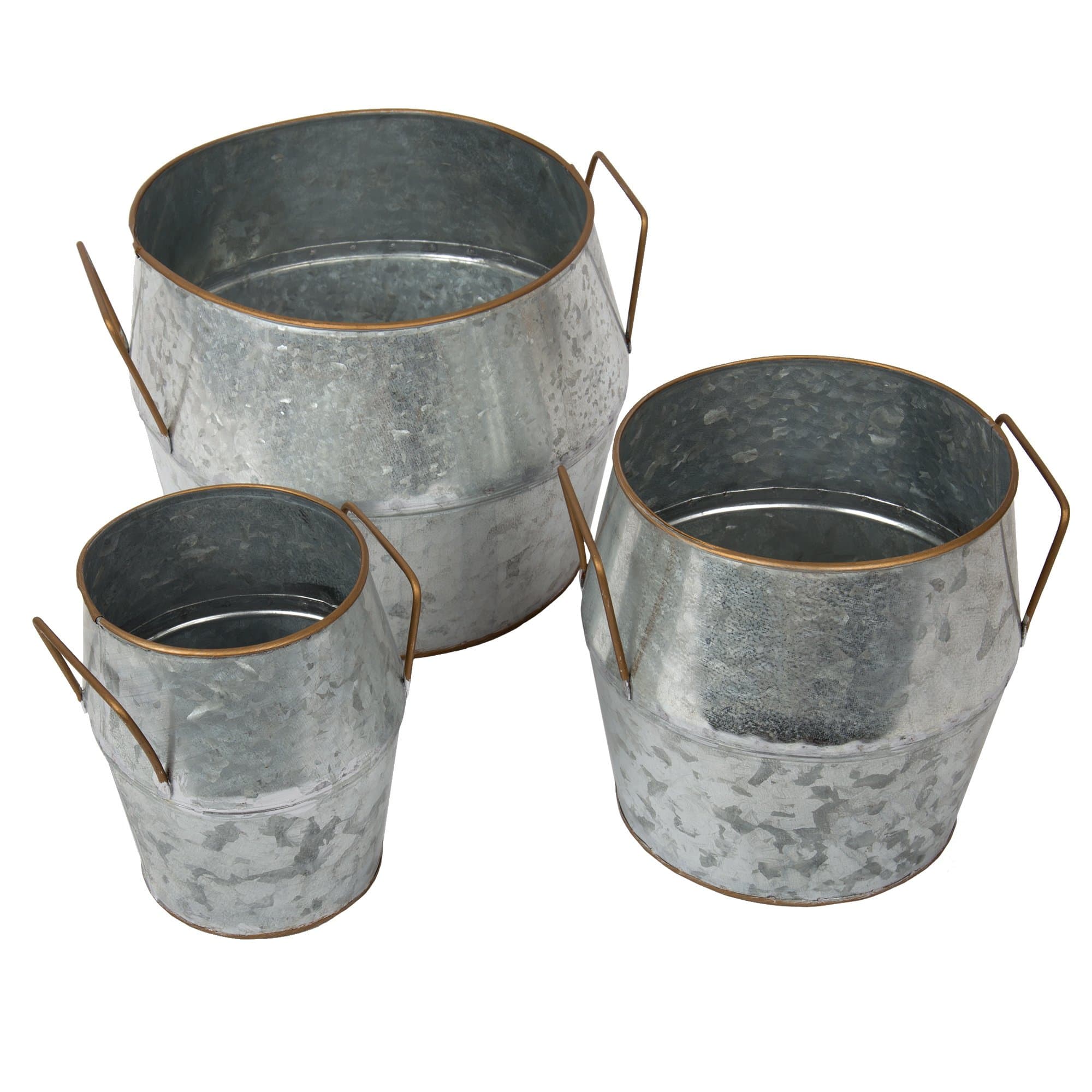 Truu DesignGalvanized Metal Planter