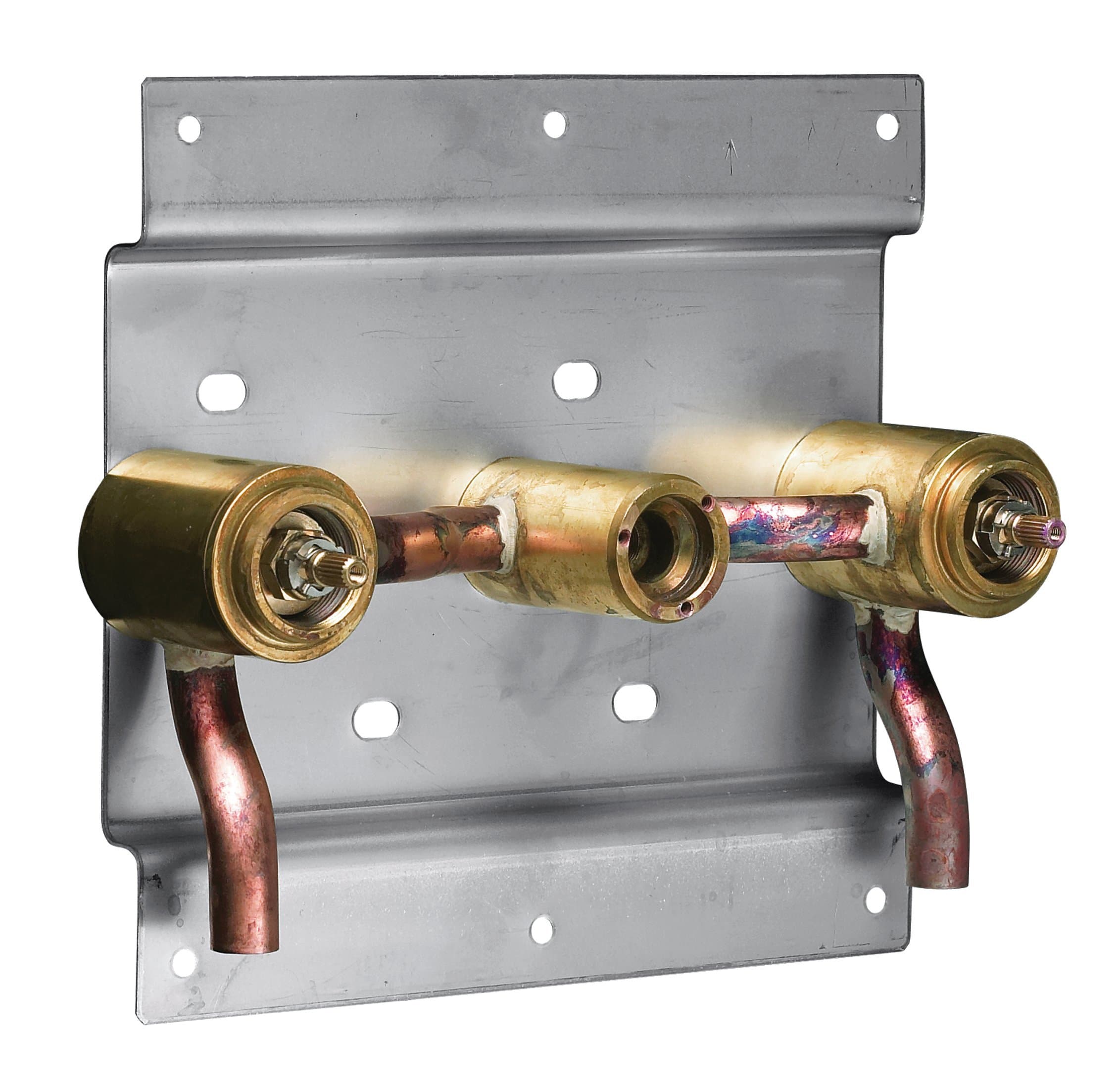 410-K-NA Falling Water 5/8" Two-Handle Ceramic Valve, Brass