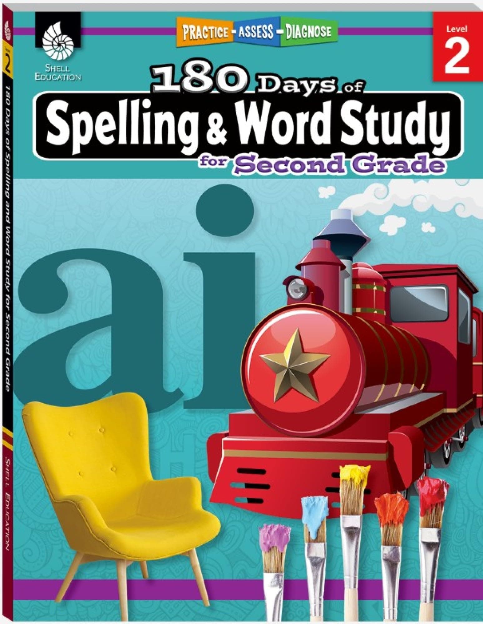 Shell180 Days: Reading, Vocabulary/Language for 2nd Grade Practic...