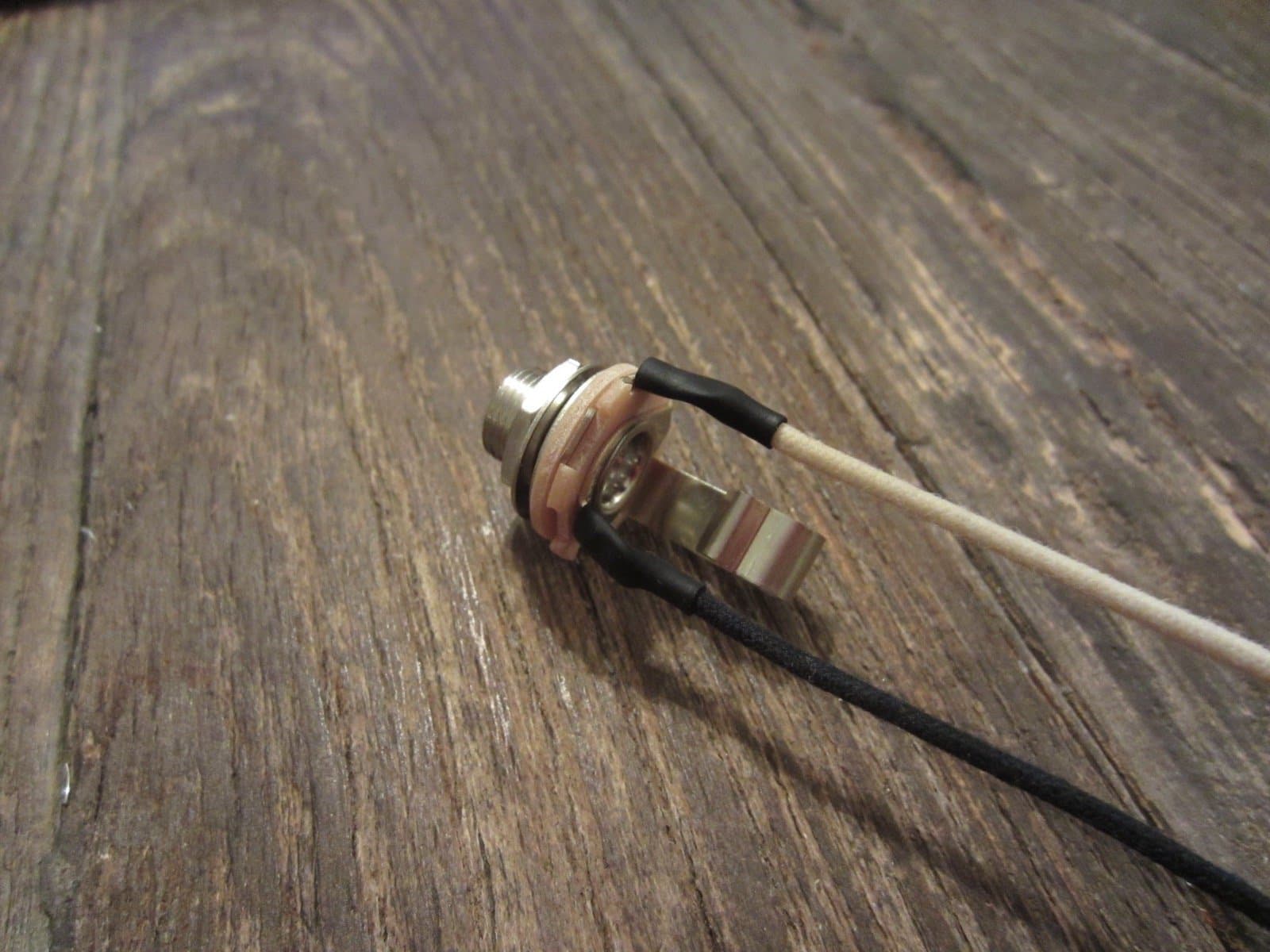 - Pre-Wired Switchcraft #11 Jack for Guitar