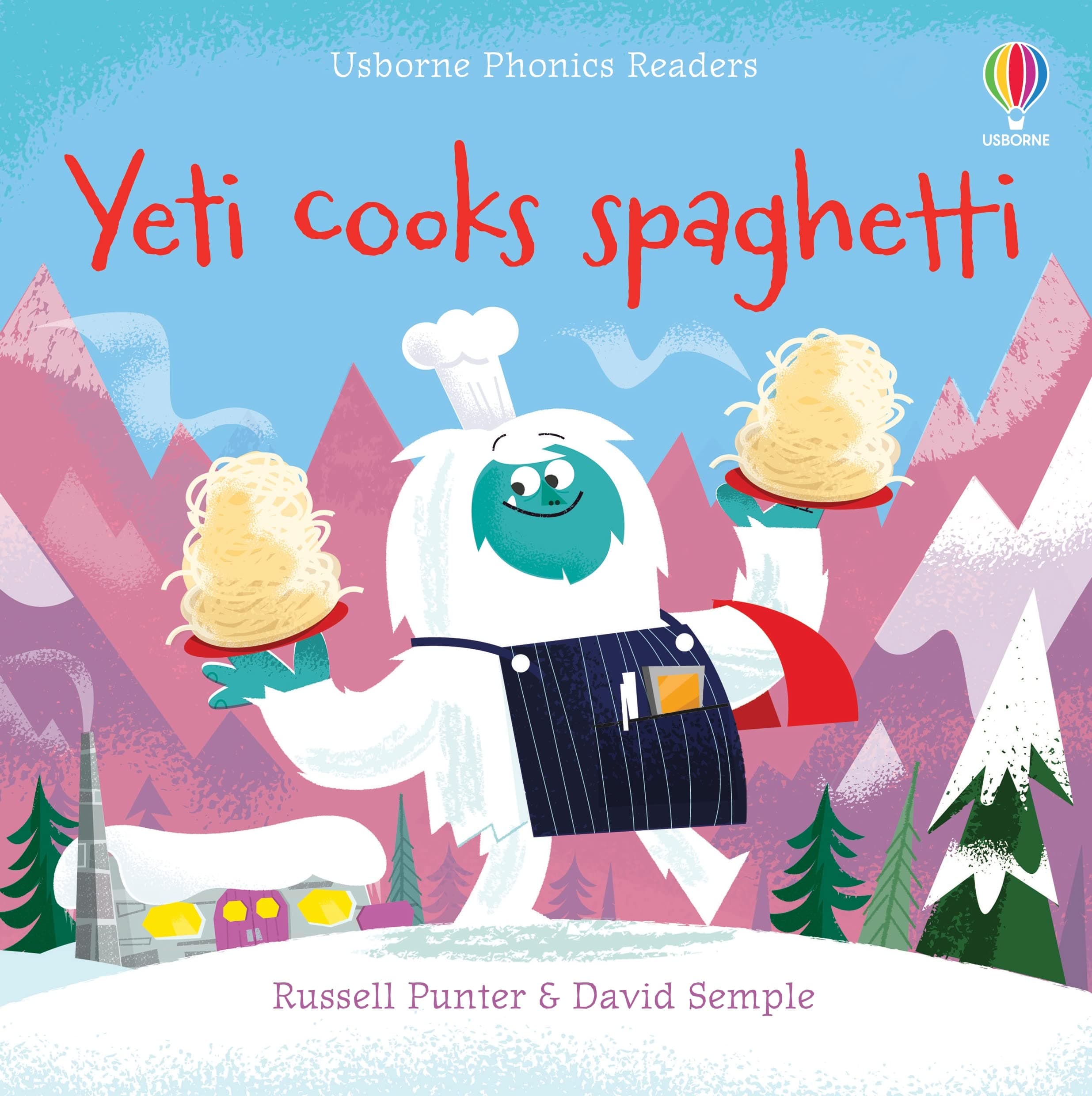 Usborne Yeti cooks spaghetti