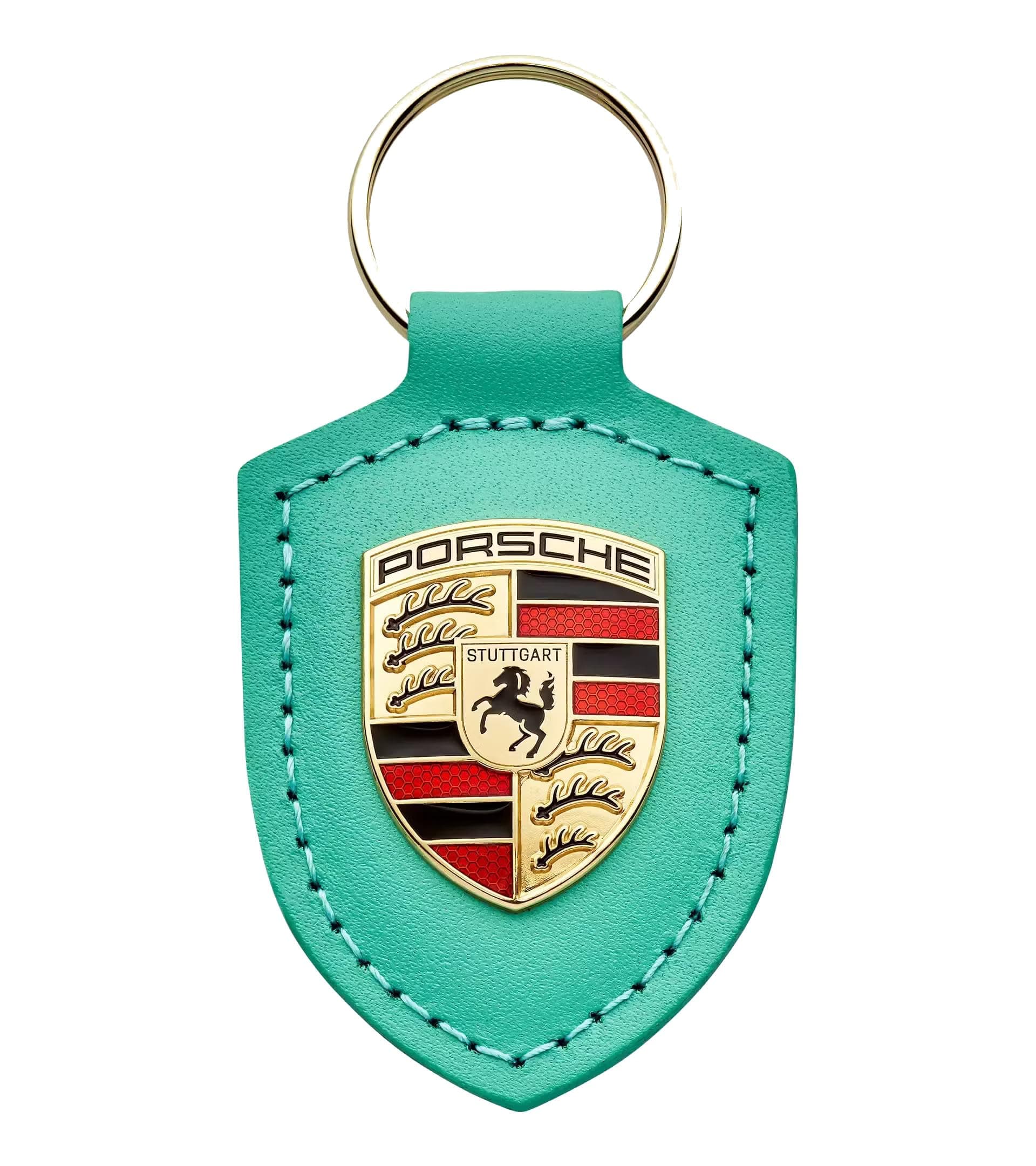 Mint Green Crest Keyring 'Driven by Dreams' Keyring
