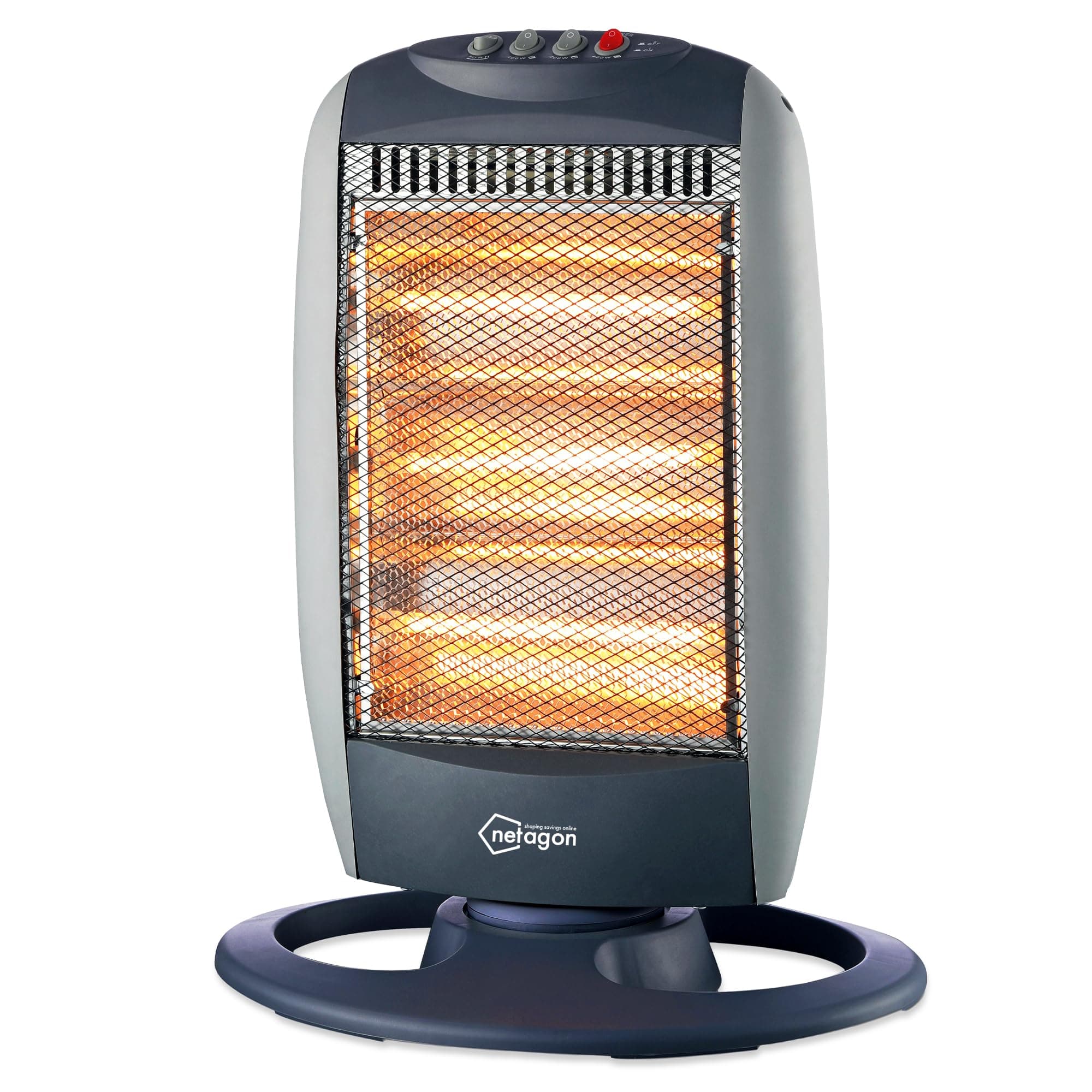 Netagon 1200W Oscillating Halogen Heater