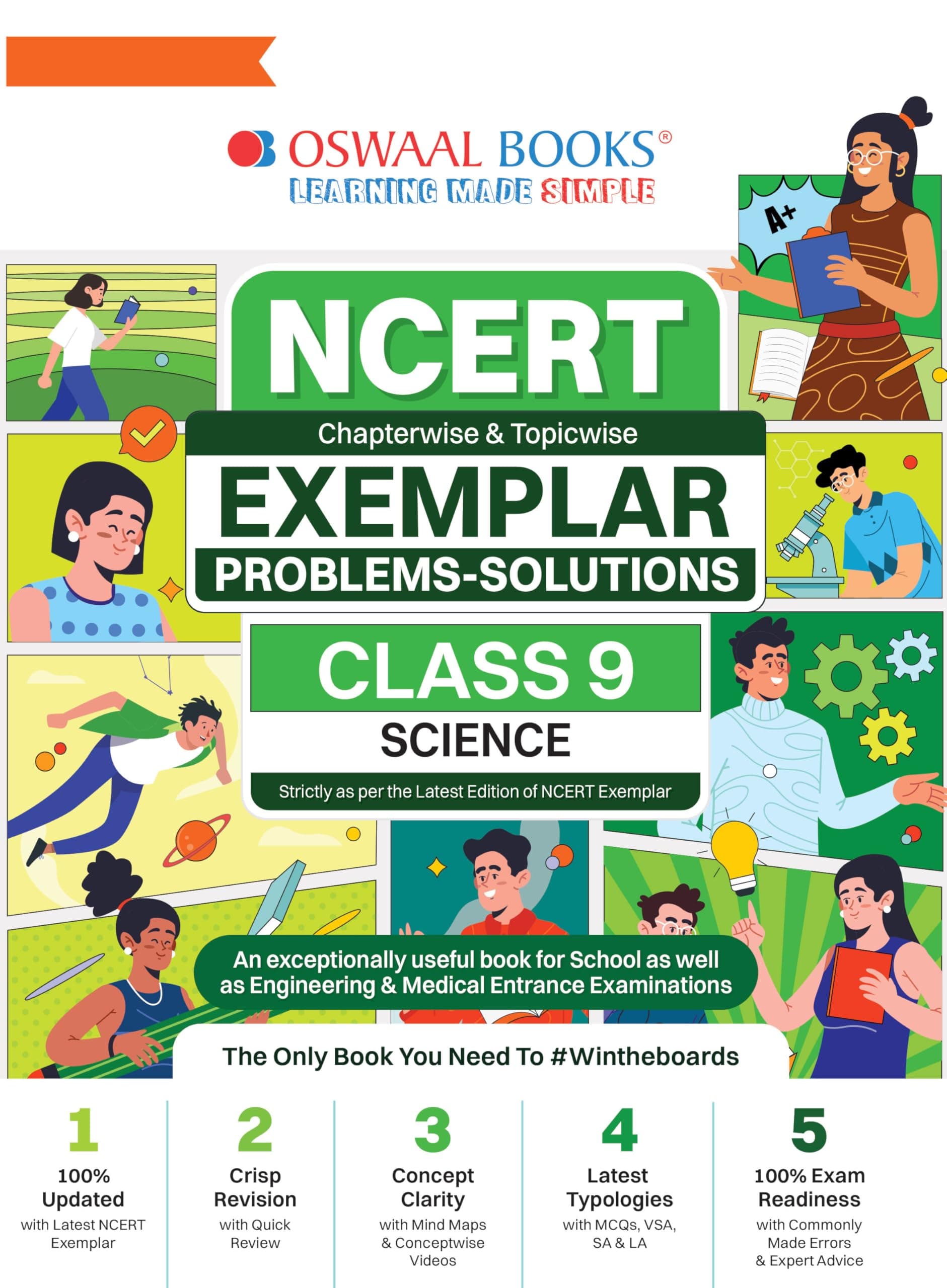 Oswaal Ncert Exemplar (Problems - Solutions) Class 9 Science Book
