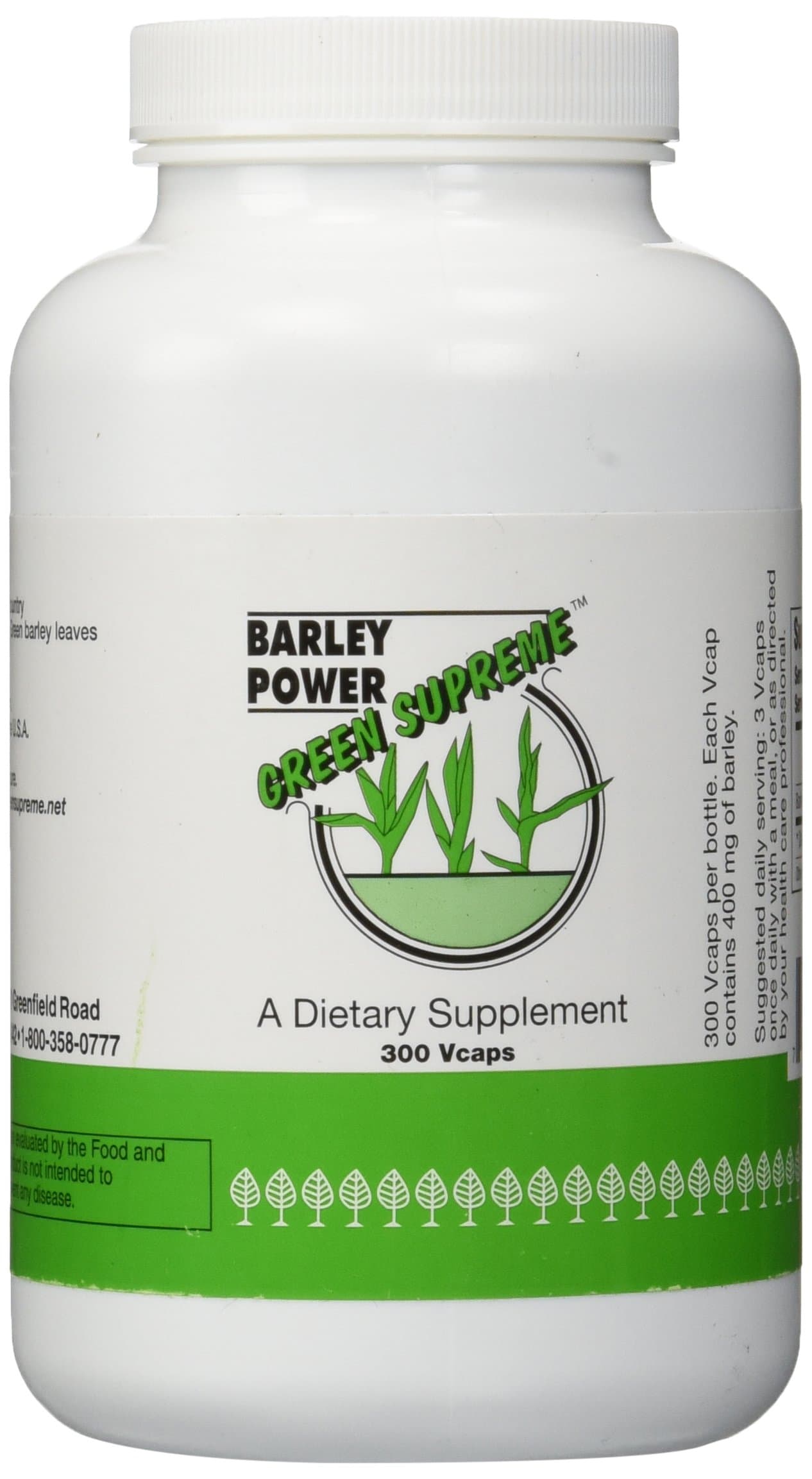 Barley Power 300 Count Vegetable Caplets