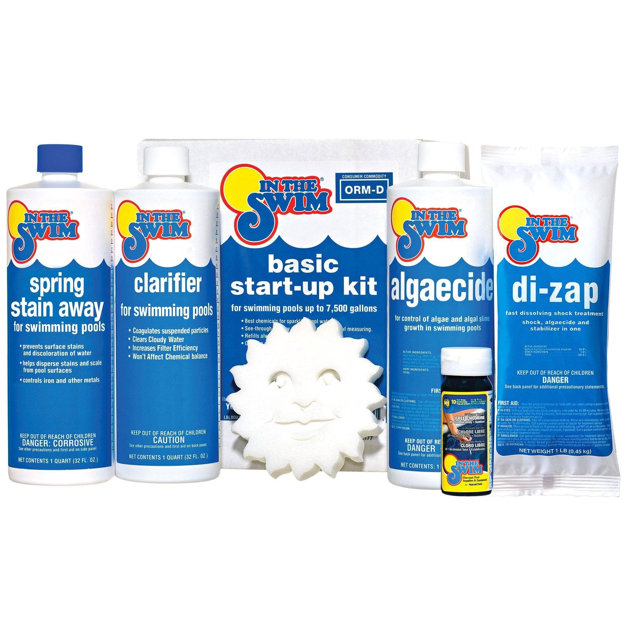 In The Swim Basic Pool Opening Chemical Start Up Kit - Up to 7,500 Gallons