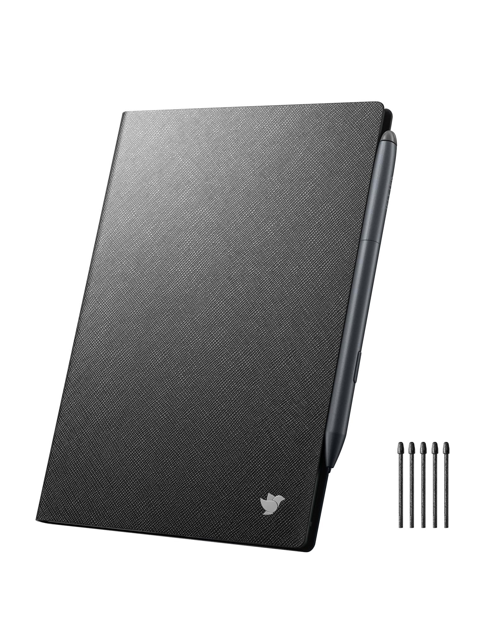 Black Protective Case for iFLYTEK Paper Tablet 8.2", 5 pcs Pen Refills for iFLYTEK Writing Tablet, Premium PU Leather, Slim& Lightweight,